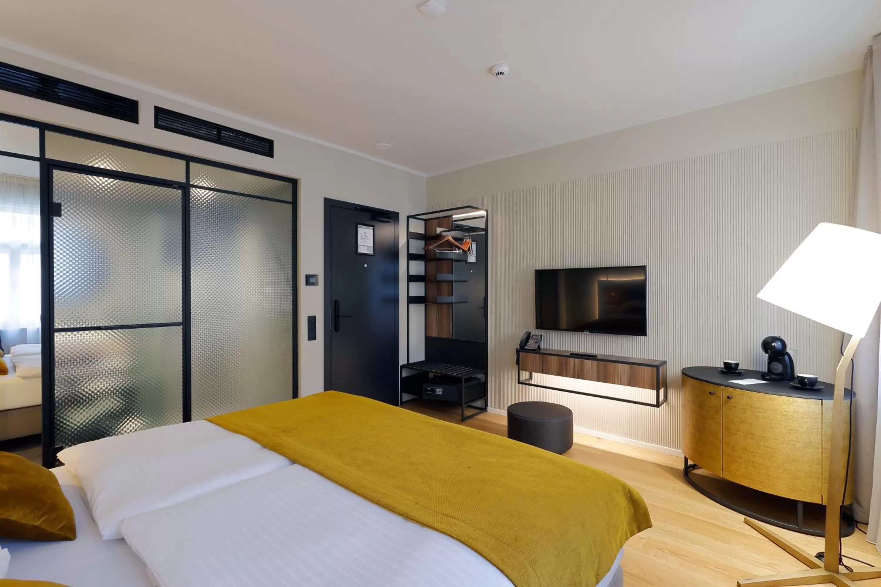 TV and multimedia, Bed in Hotel Prokop Square