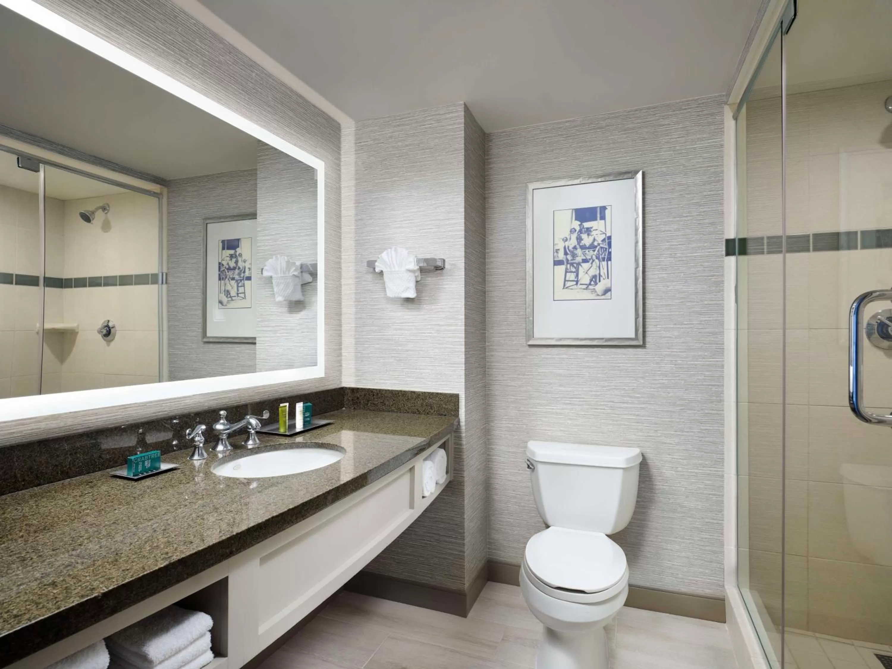 Bathroom in Hilton Virginia Beach Oceanfront