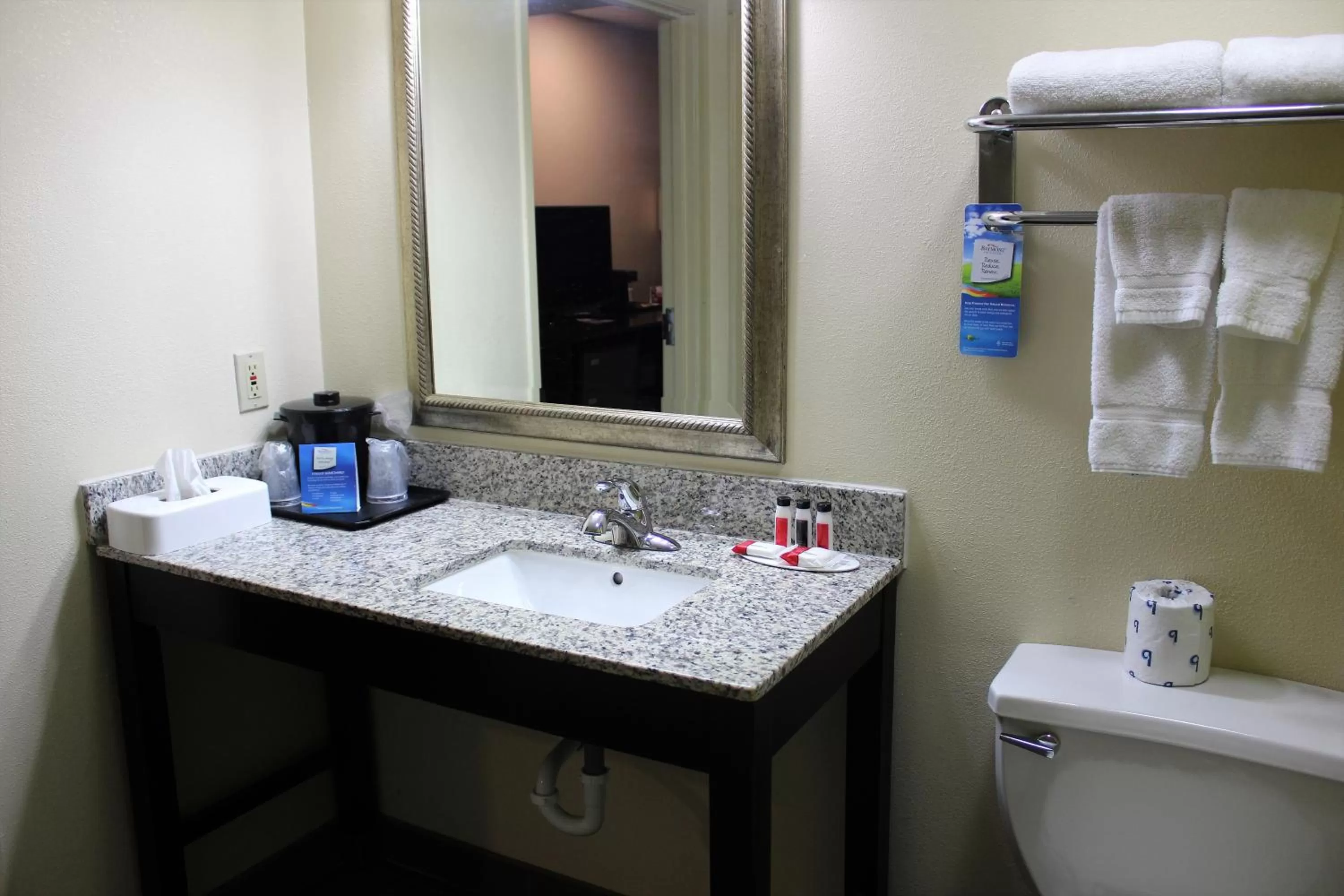 Bathroom in Baymont by Wyndham Newark at University of Delaware