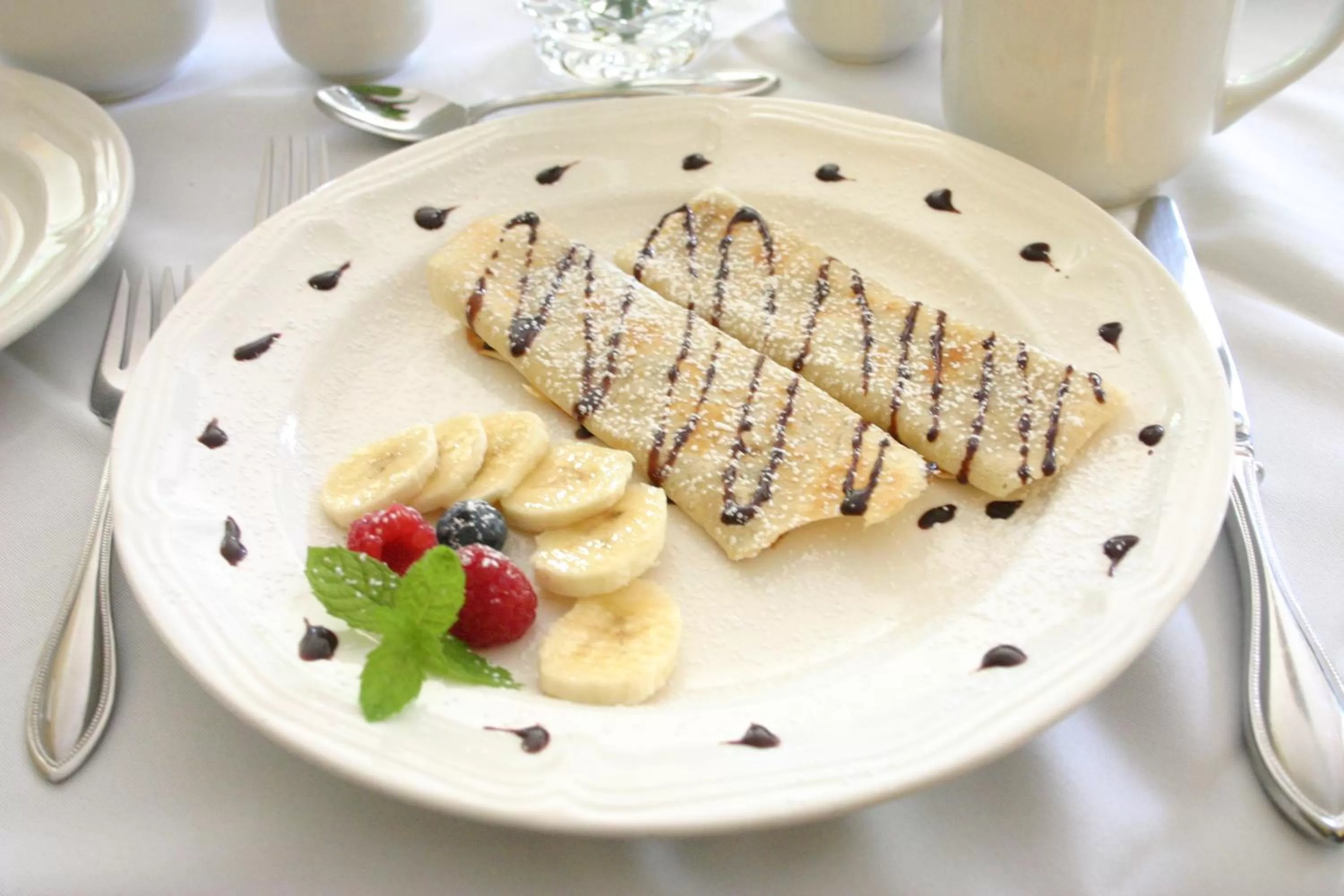 American breakfast in Glynn House Inn