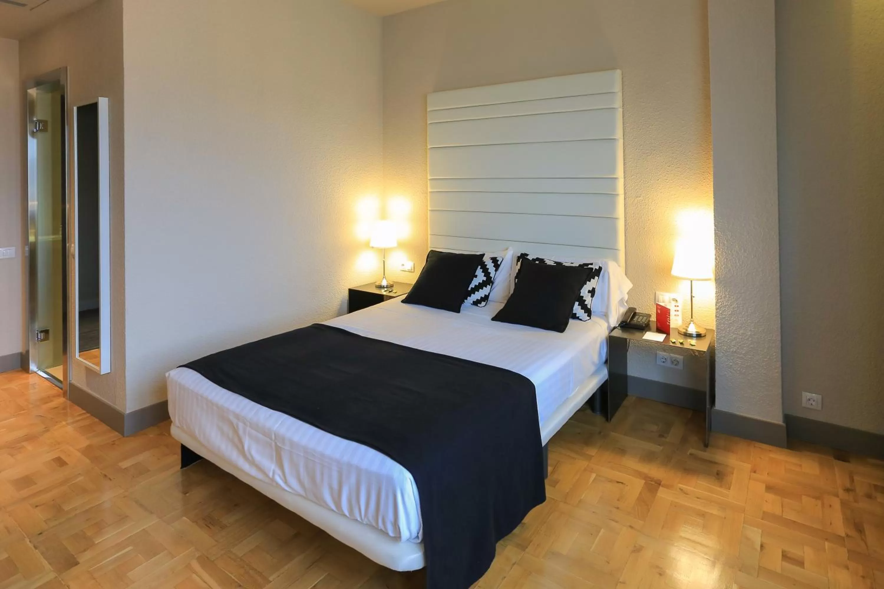 Bed in Habitus Hotel Leyre