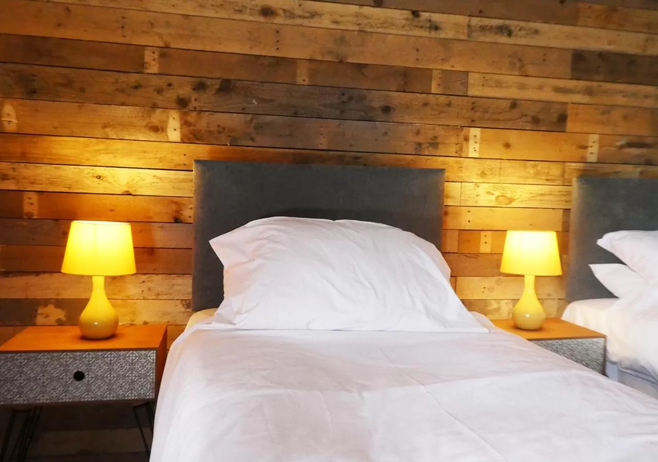 Bed in Mad O'Rourkes Pie Factory