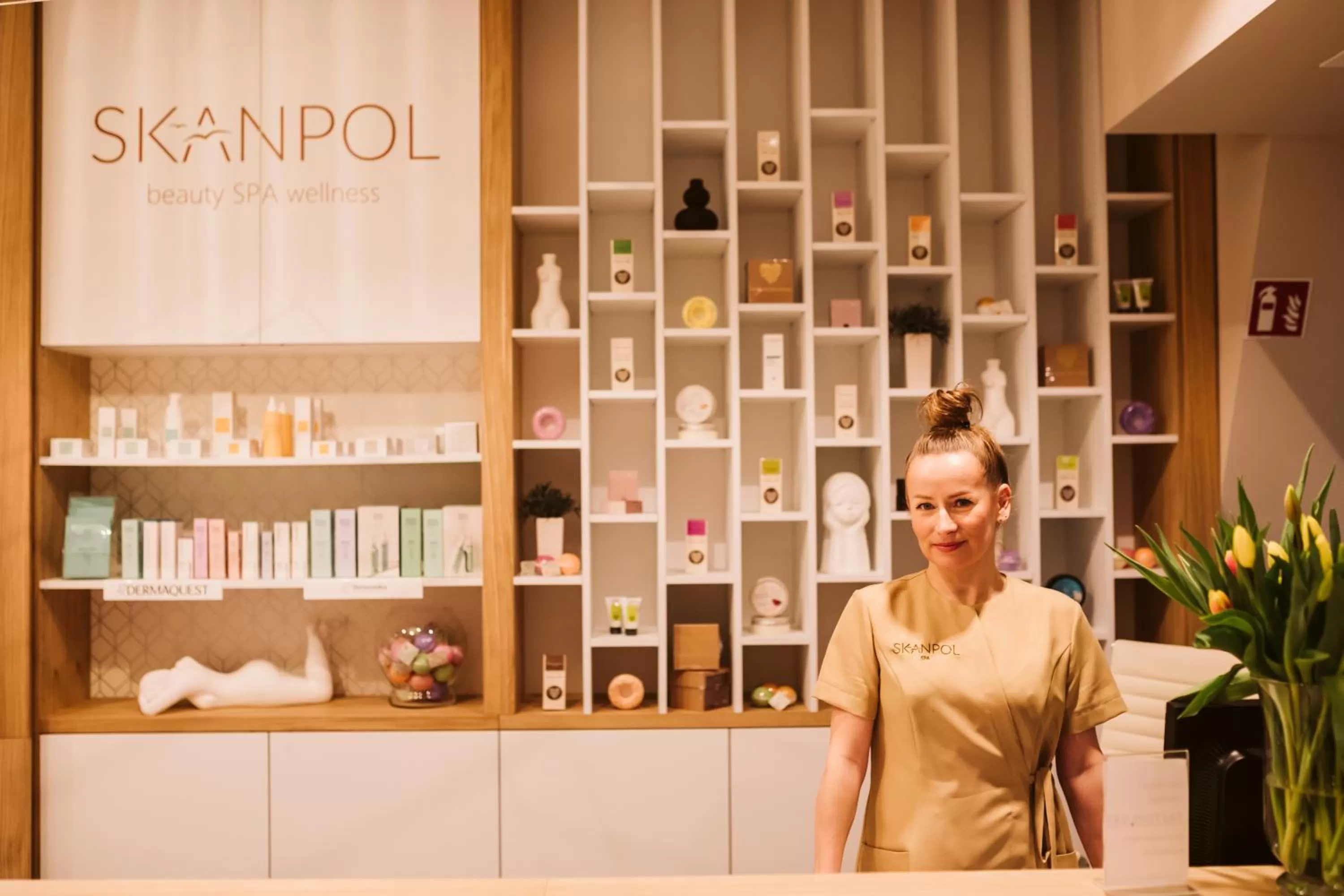 Spa and wellness centre/facilities in Hotel New Skanpol