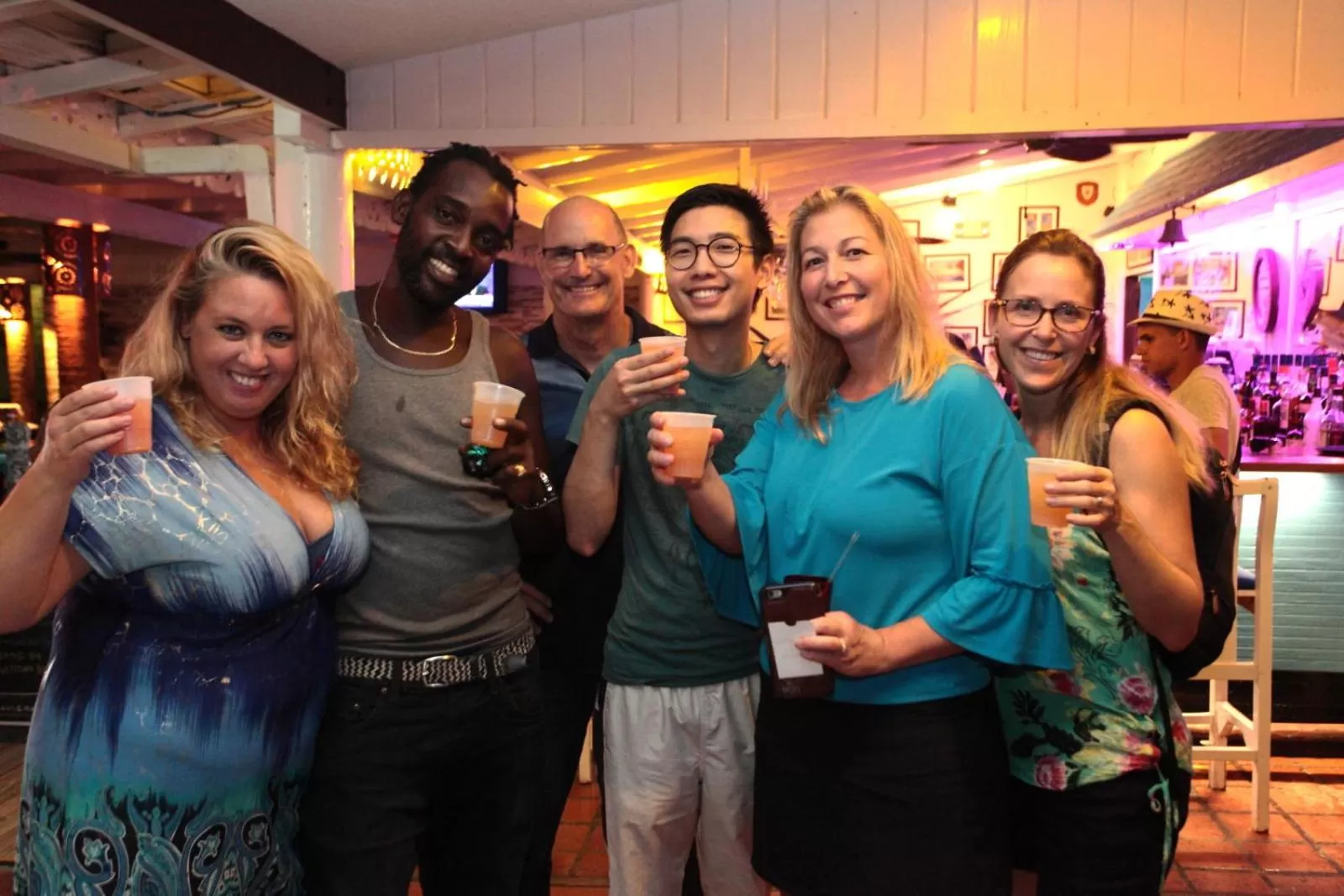 People in Coconut Court Beach Hotel