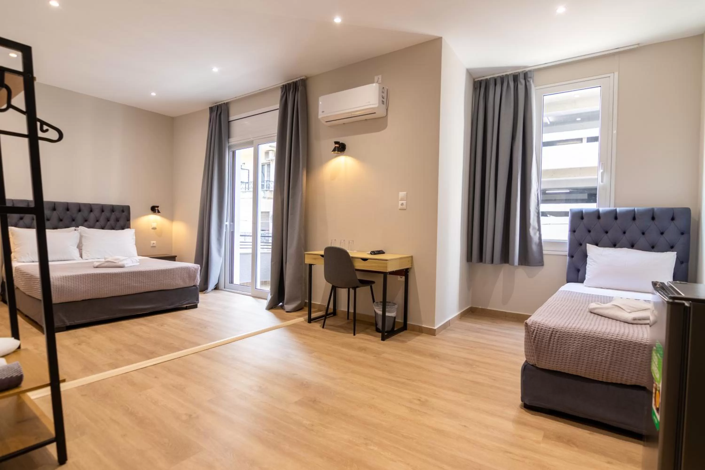 Bed in New Amaryllis Hotel