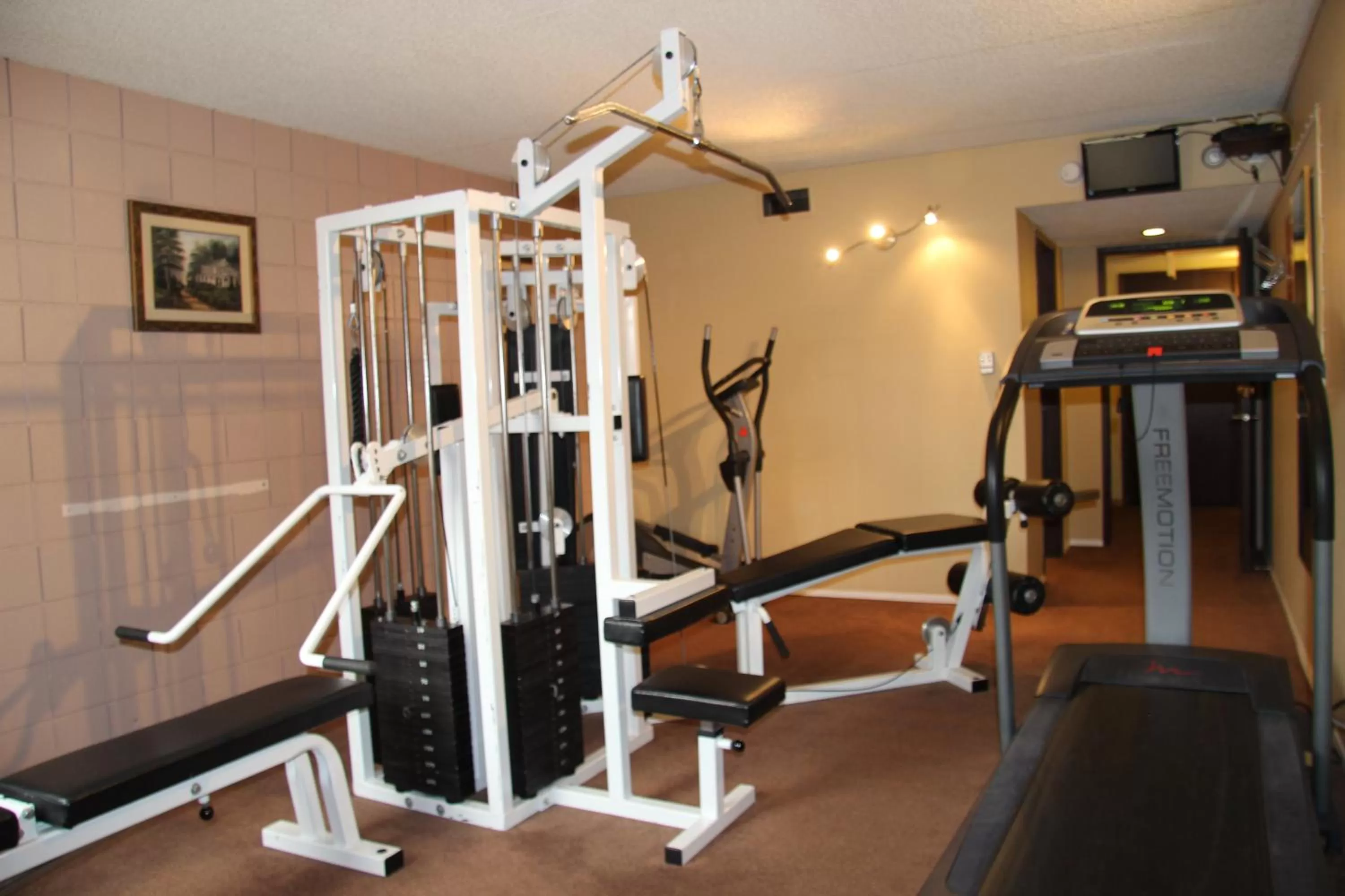 Fitness centre/facilities in Canway Inn & Suites