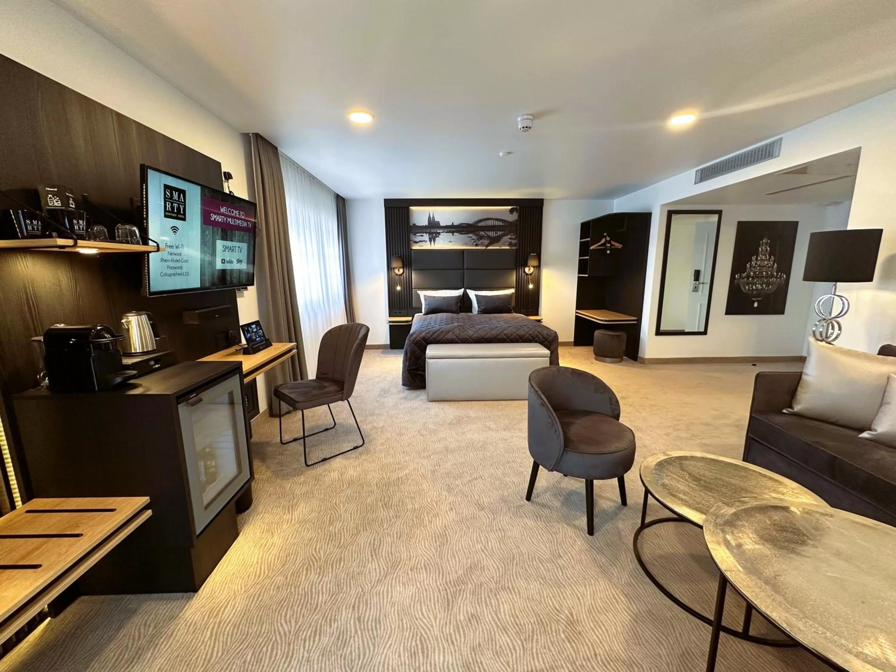 Bed in Rhein Hotel St. Martin