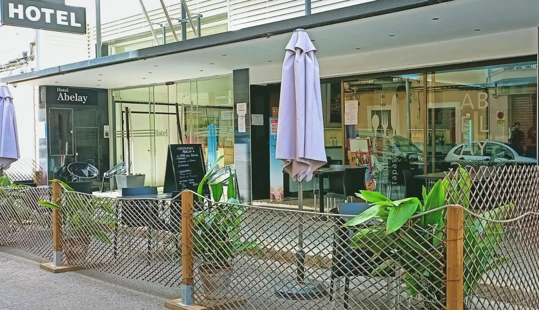 Facade/entrance in Hotel Abelay