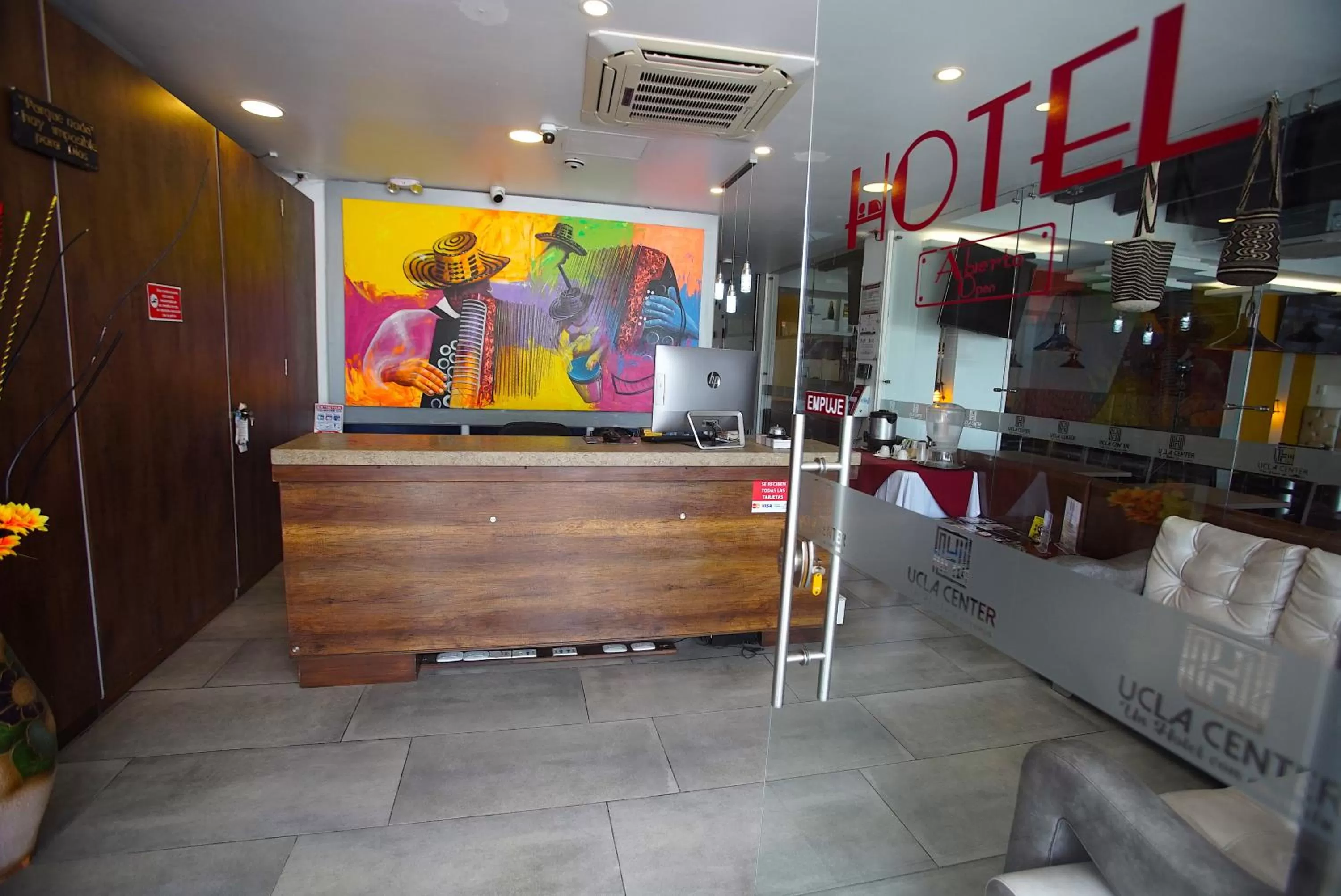 Seating area, Lobby/Reception in Hotel Ucla Center