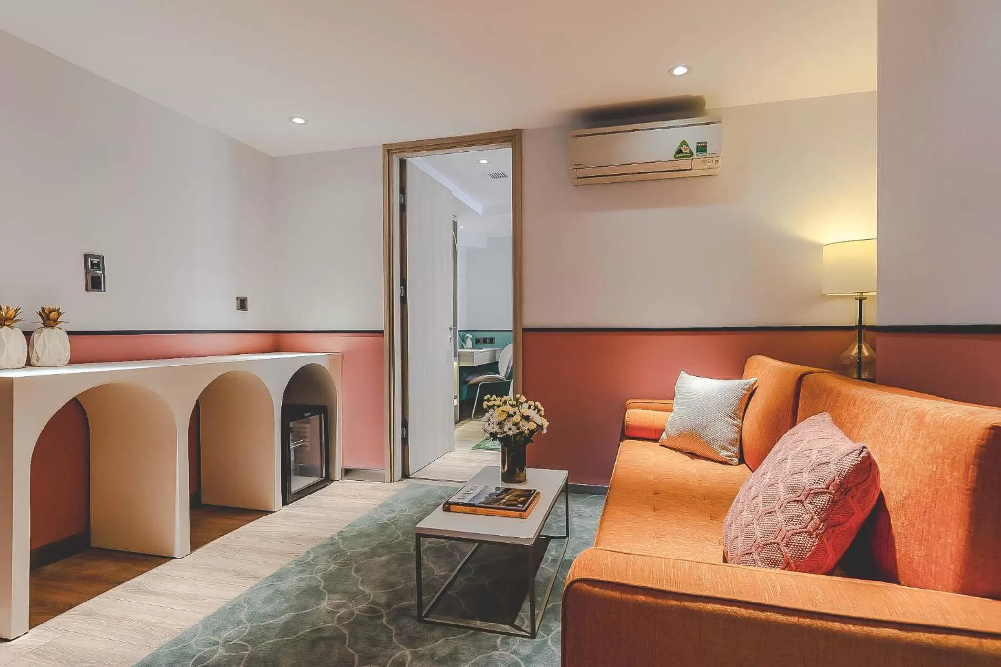 Living room in Hanoi Le Jardin Hotel & Spa