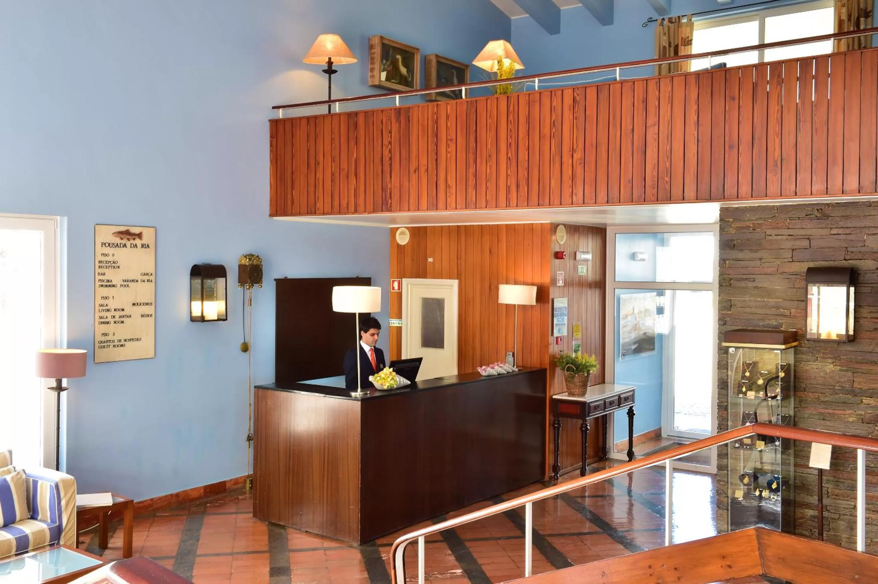 Lobby or reception in Pousada da Ria