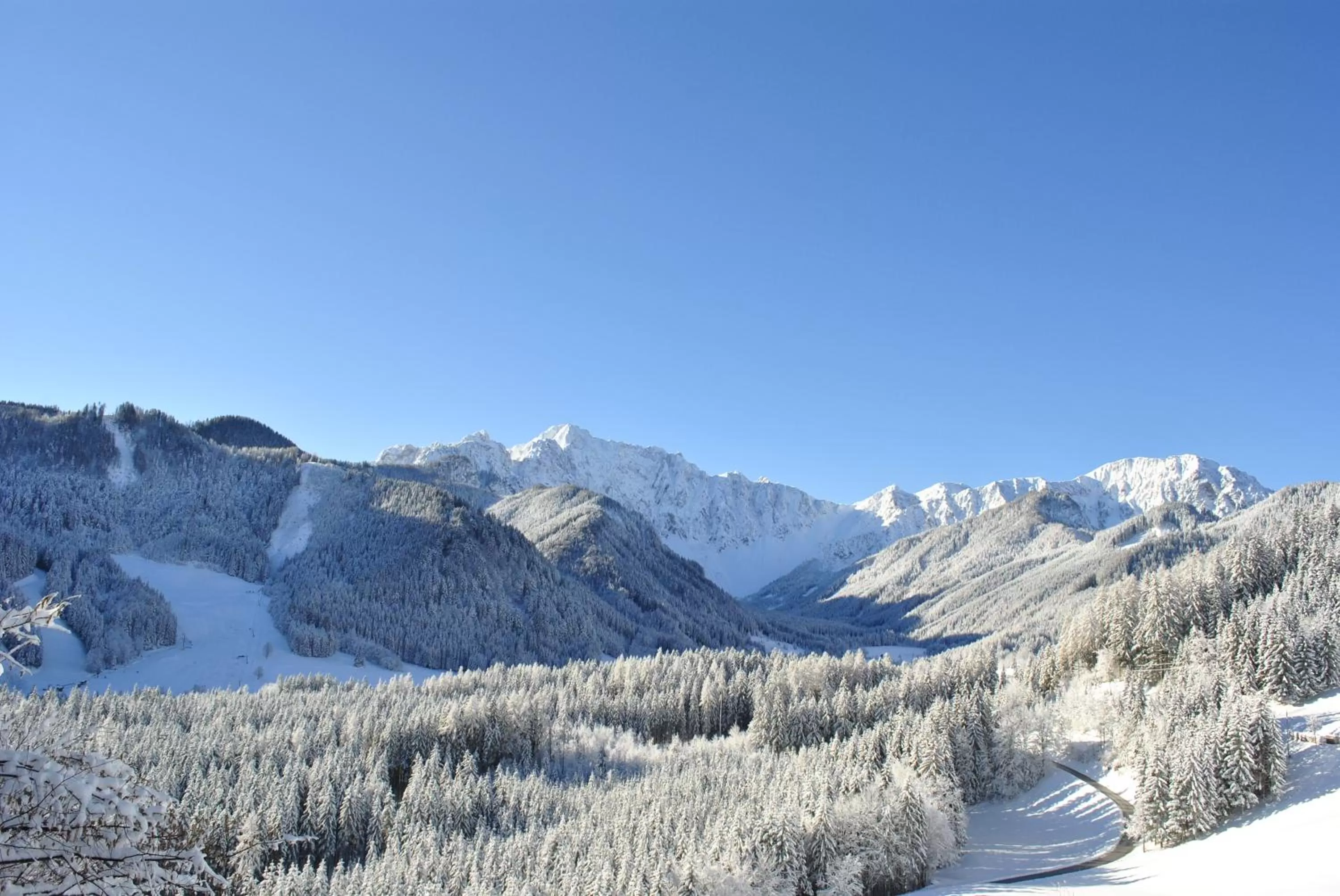 Natural landscape in Bed&Breakfast Lausegger