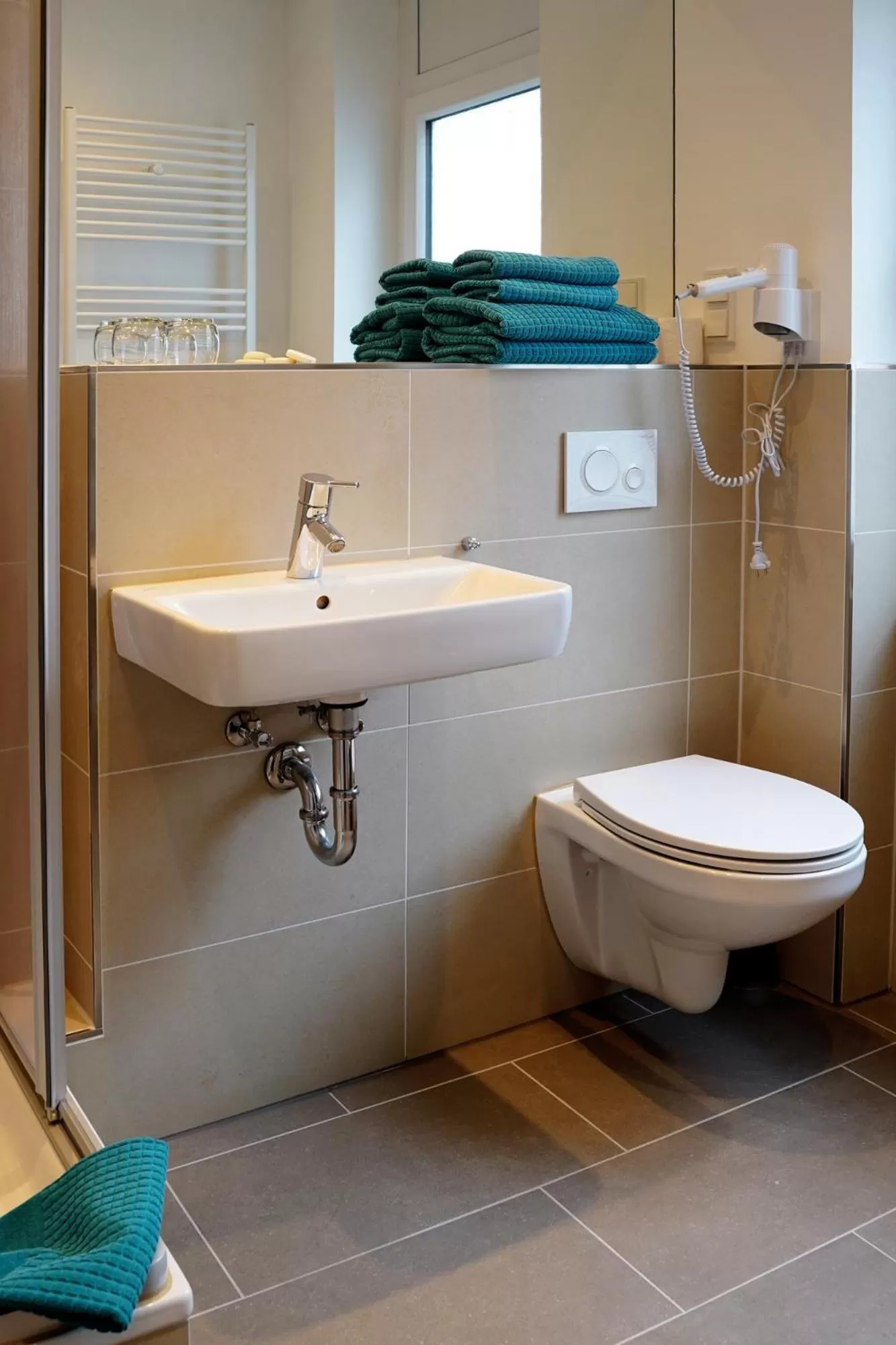 Bathroom in Hotel im Kupferkessel