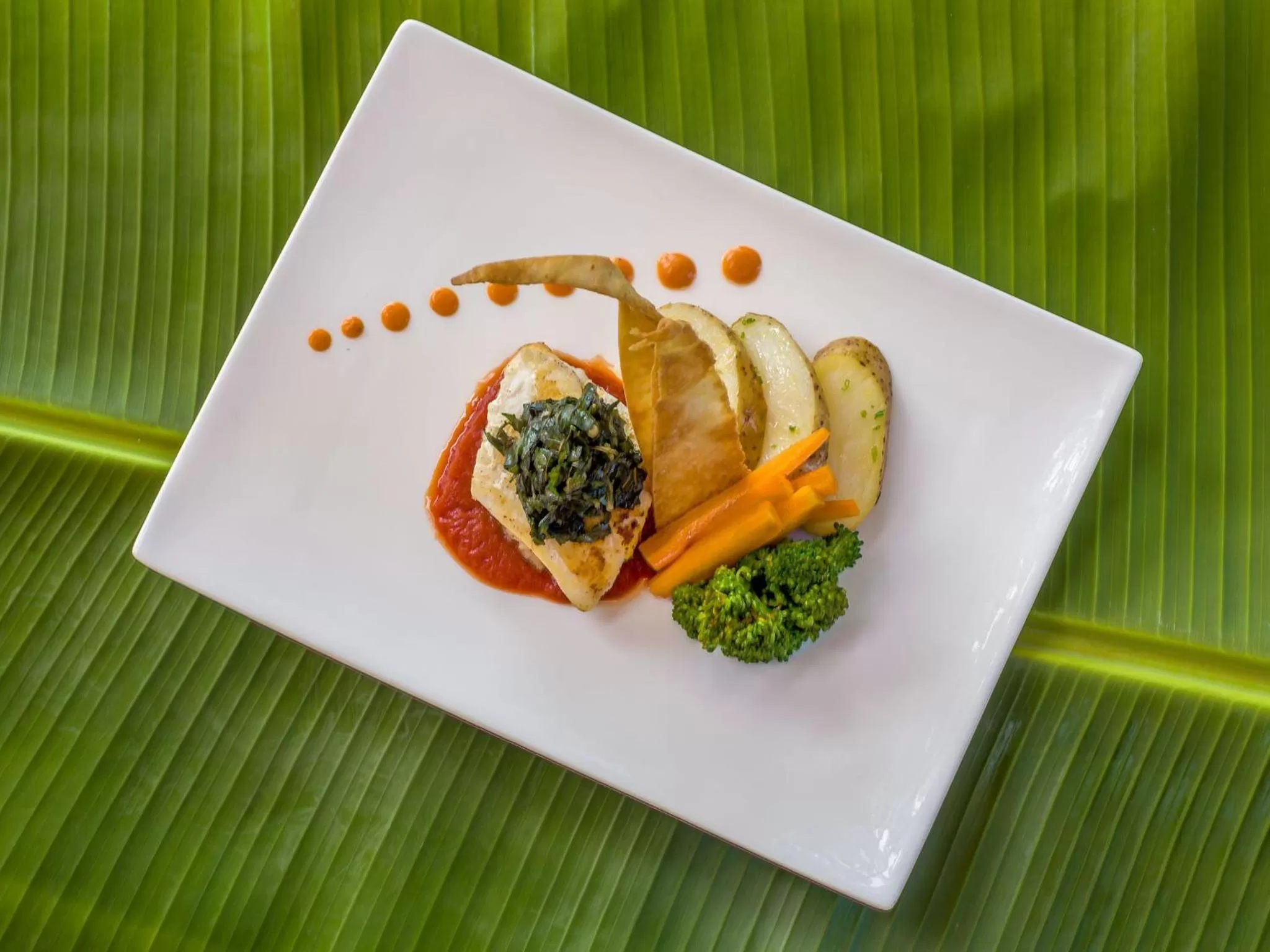 Food close-up in Geejam