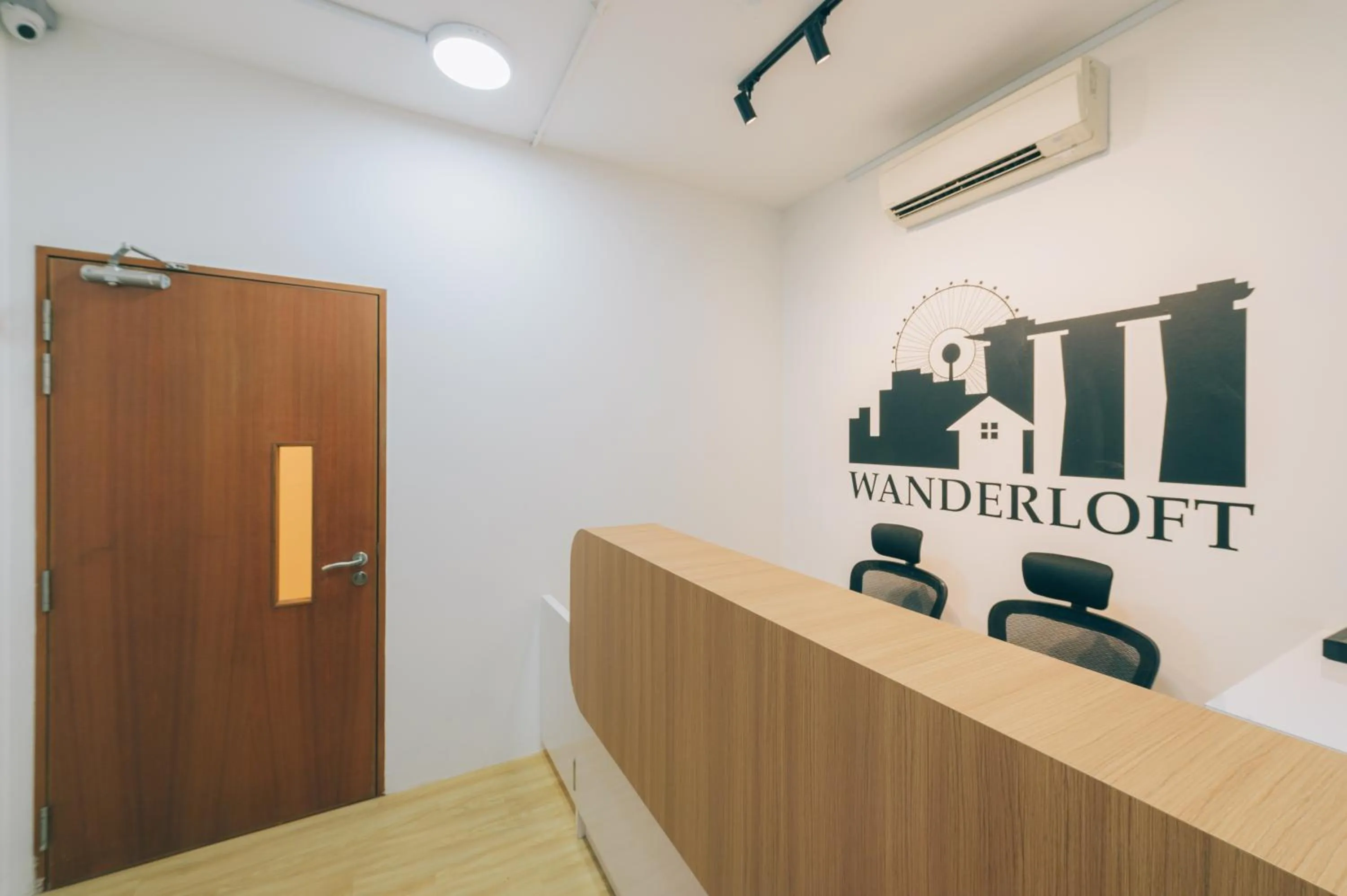 Lobby or reception in Wanderloft Capsule Hostel