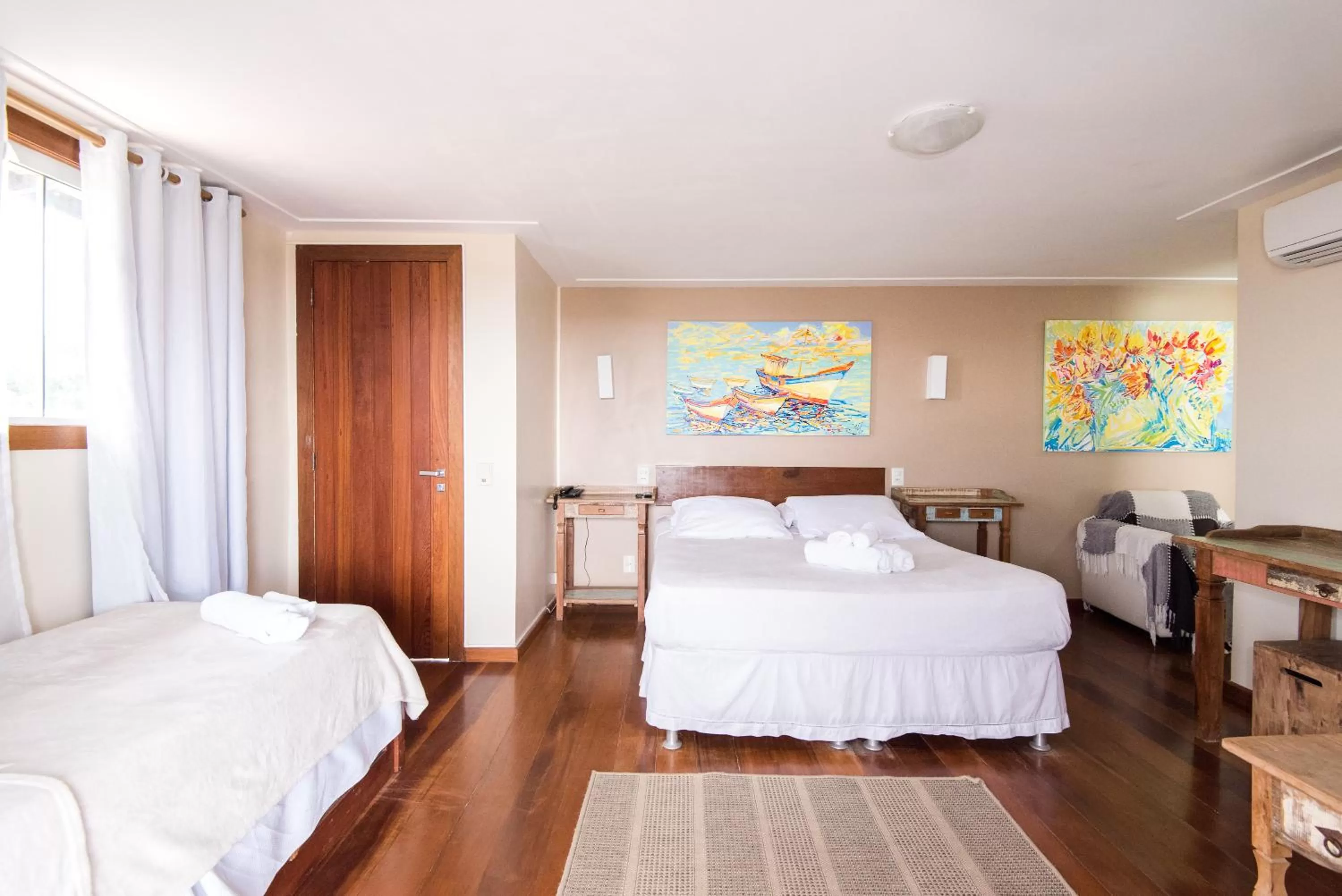 Bed in Pousada La Dolce Vita