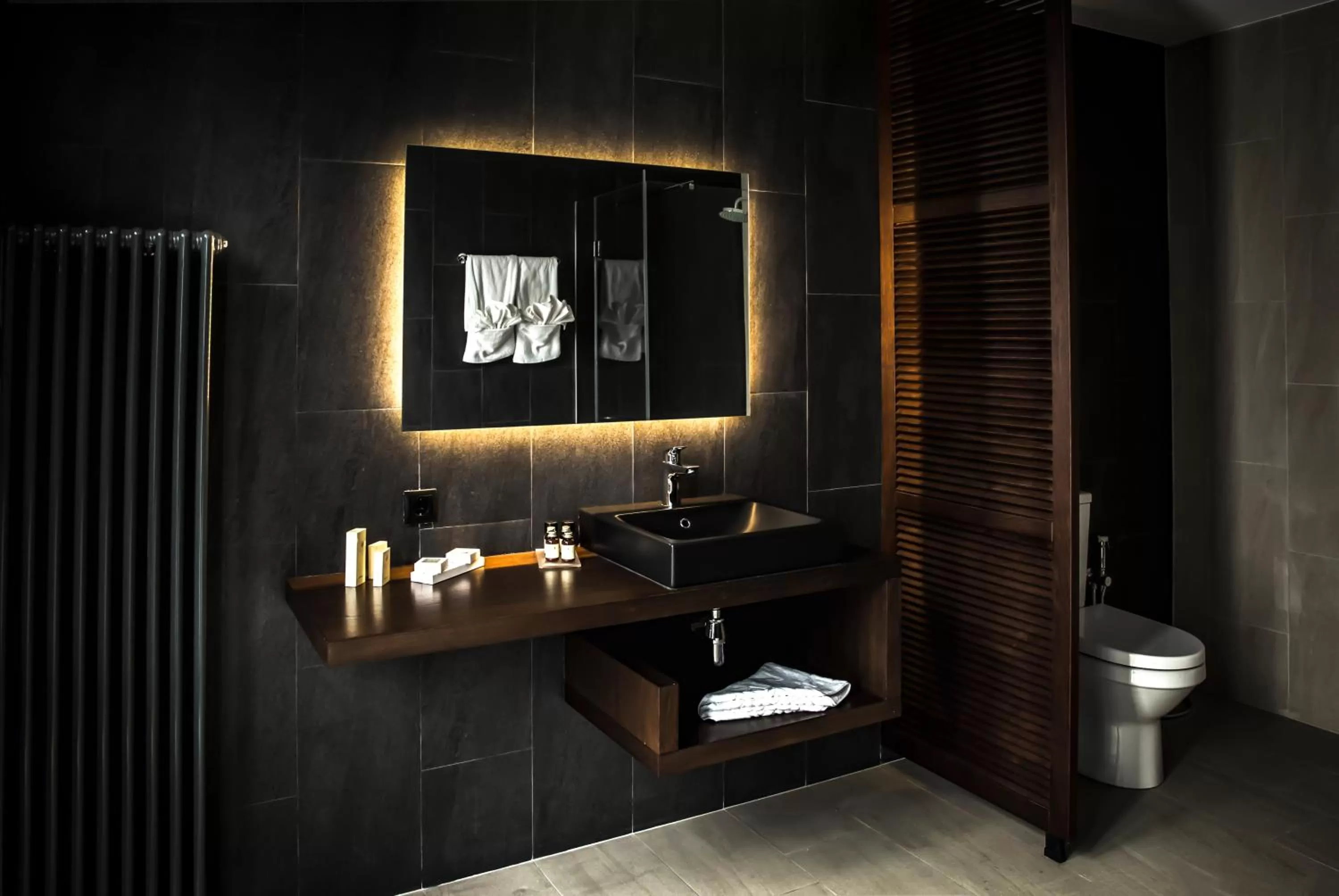 Toilet in Marco Polo Hotel Gudauri