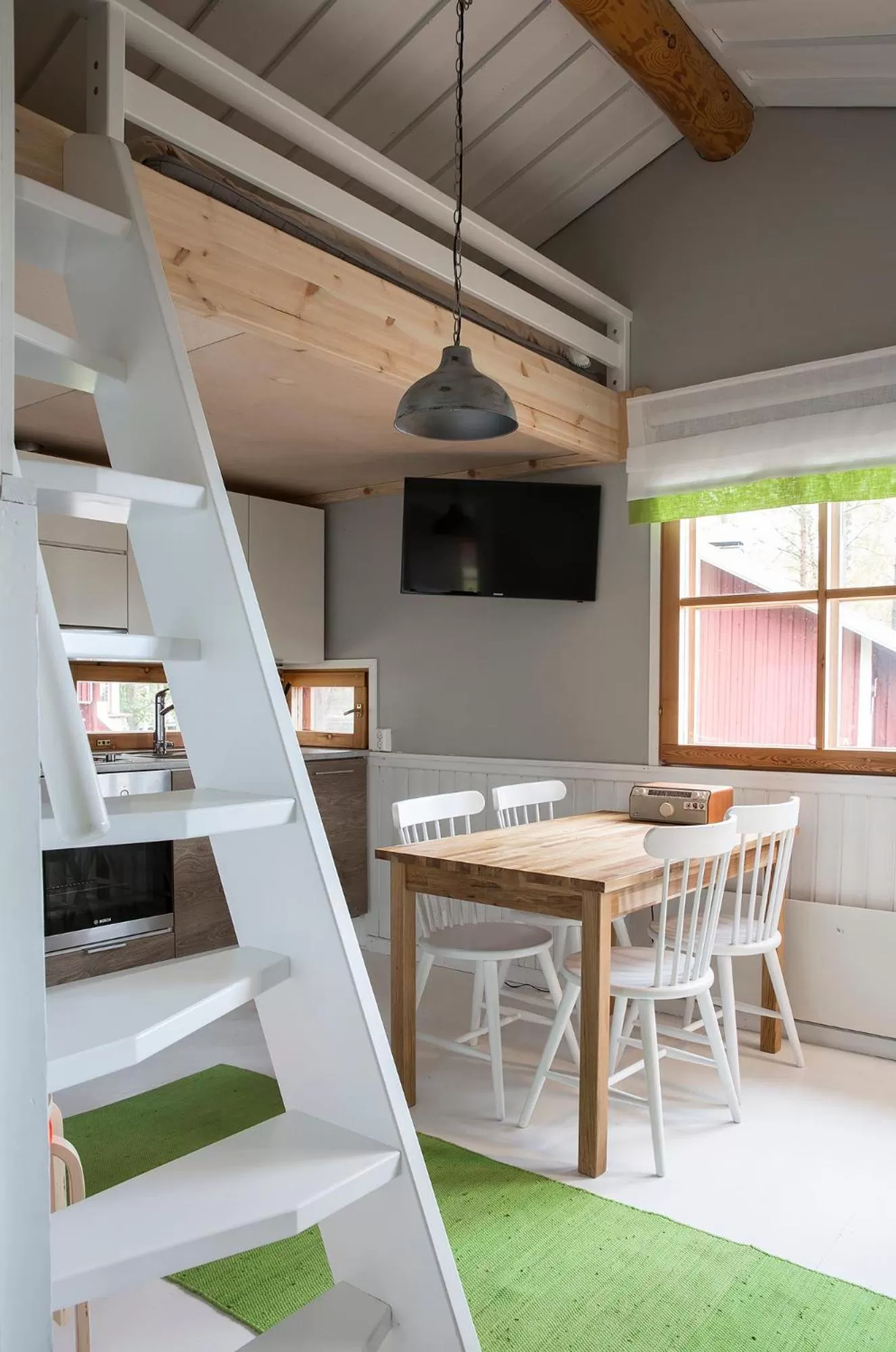 kitchen, TV/Entertainment Center in Sahanlahti Resort