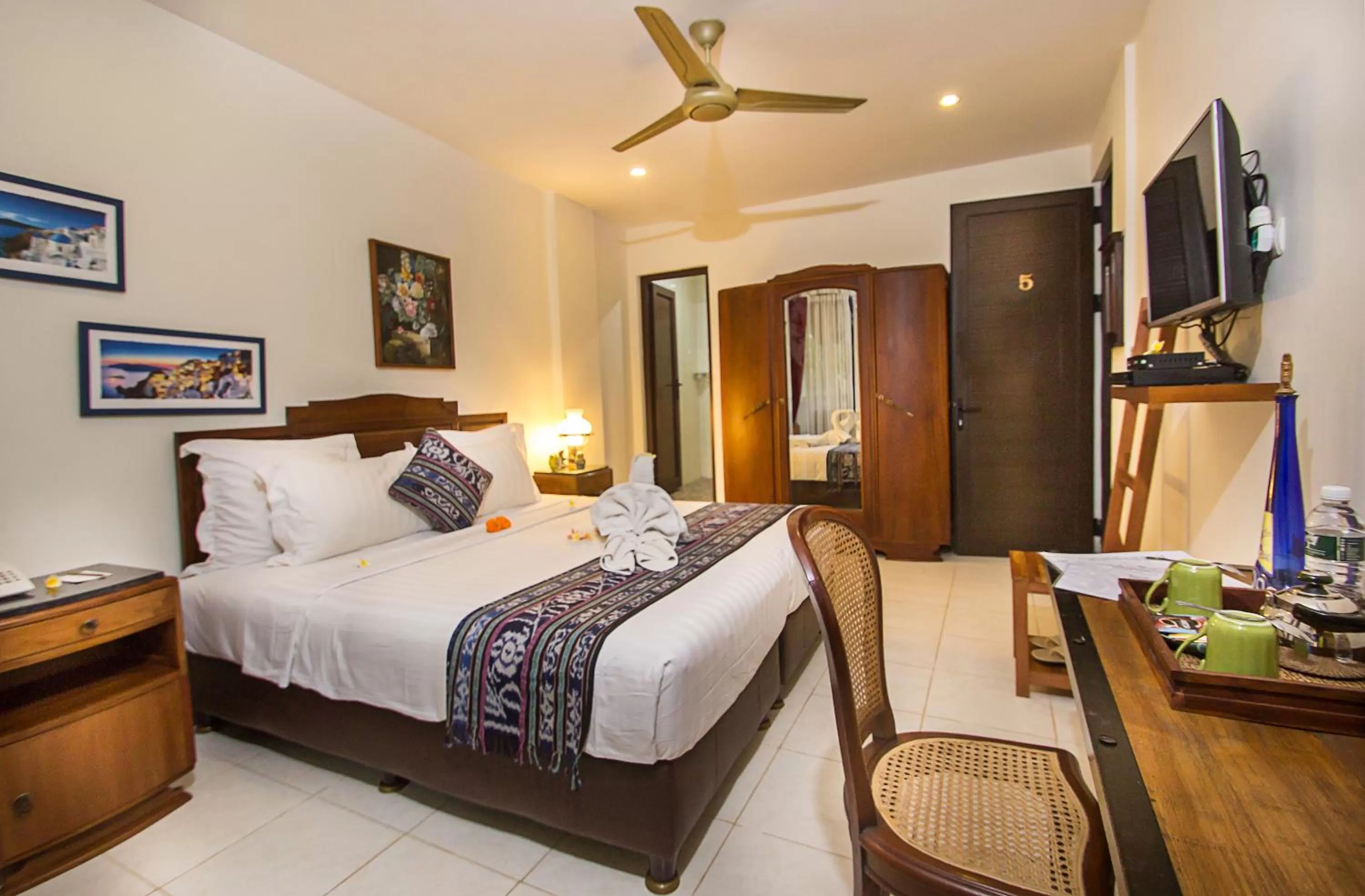 Bed in Manzelejepun Villa & Pavilion