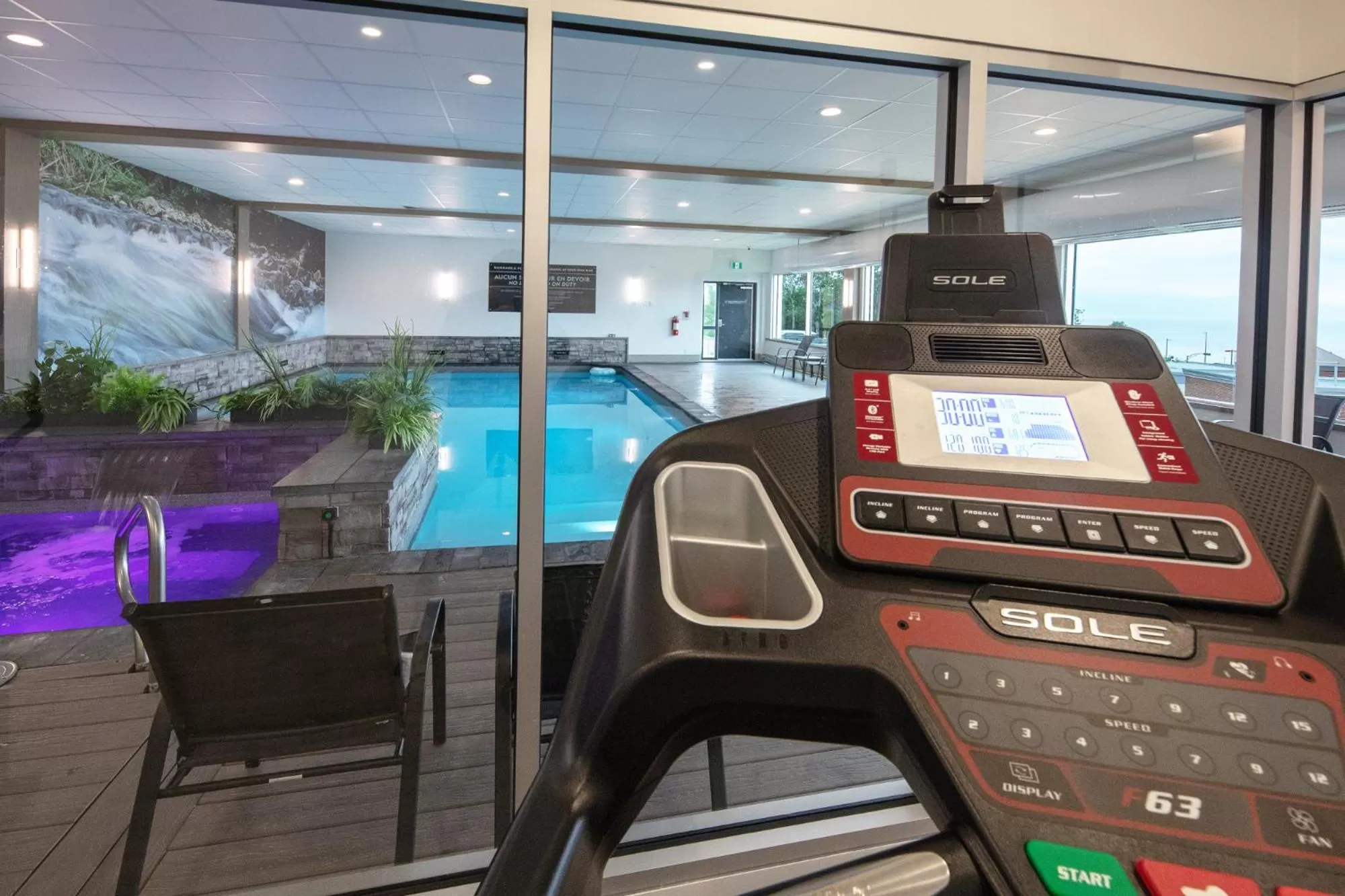 Swimming pool in Hotel Plante