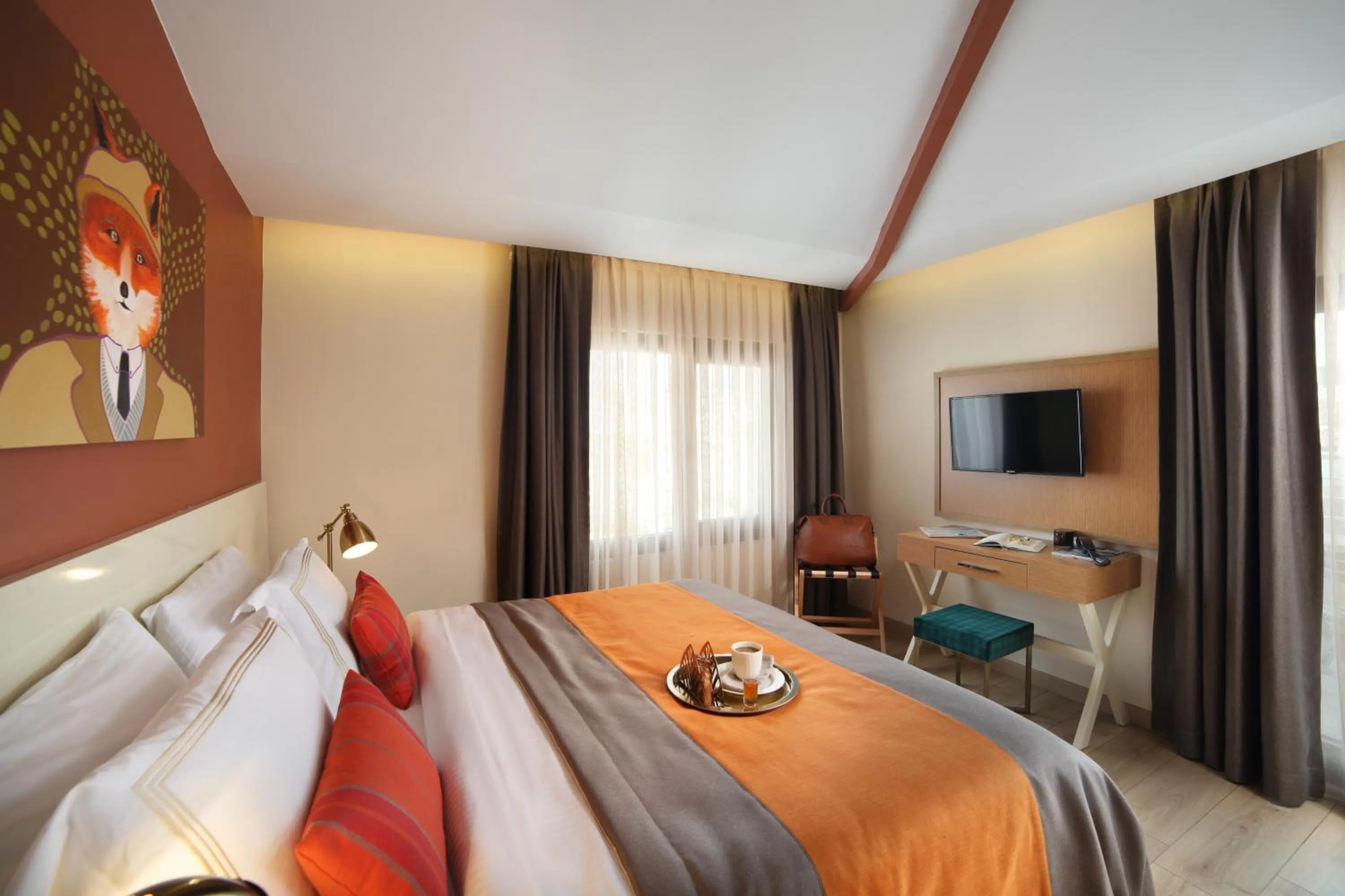 Bed in The Fox Hotel