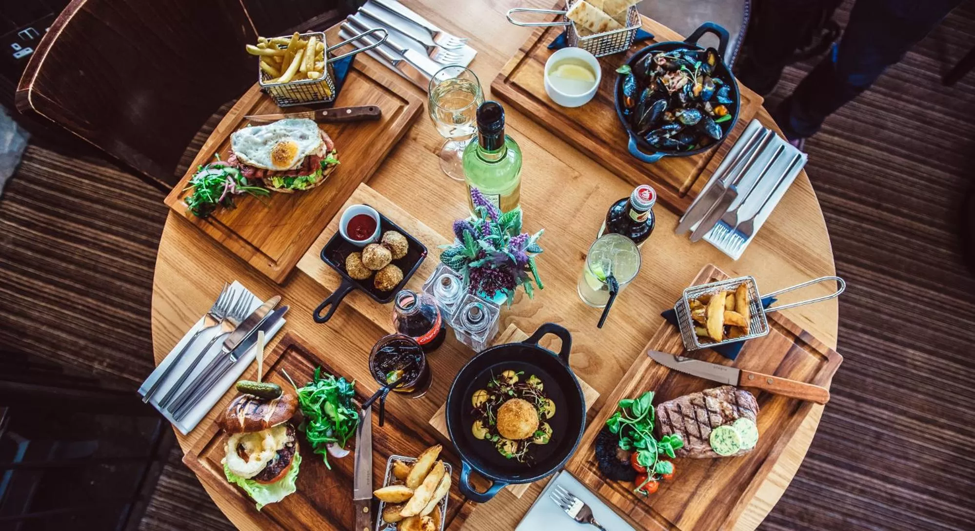 Food close-up in Palm Court Hotel