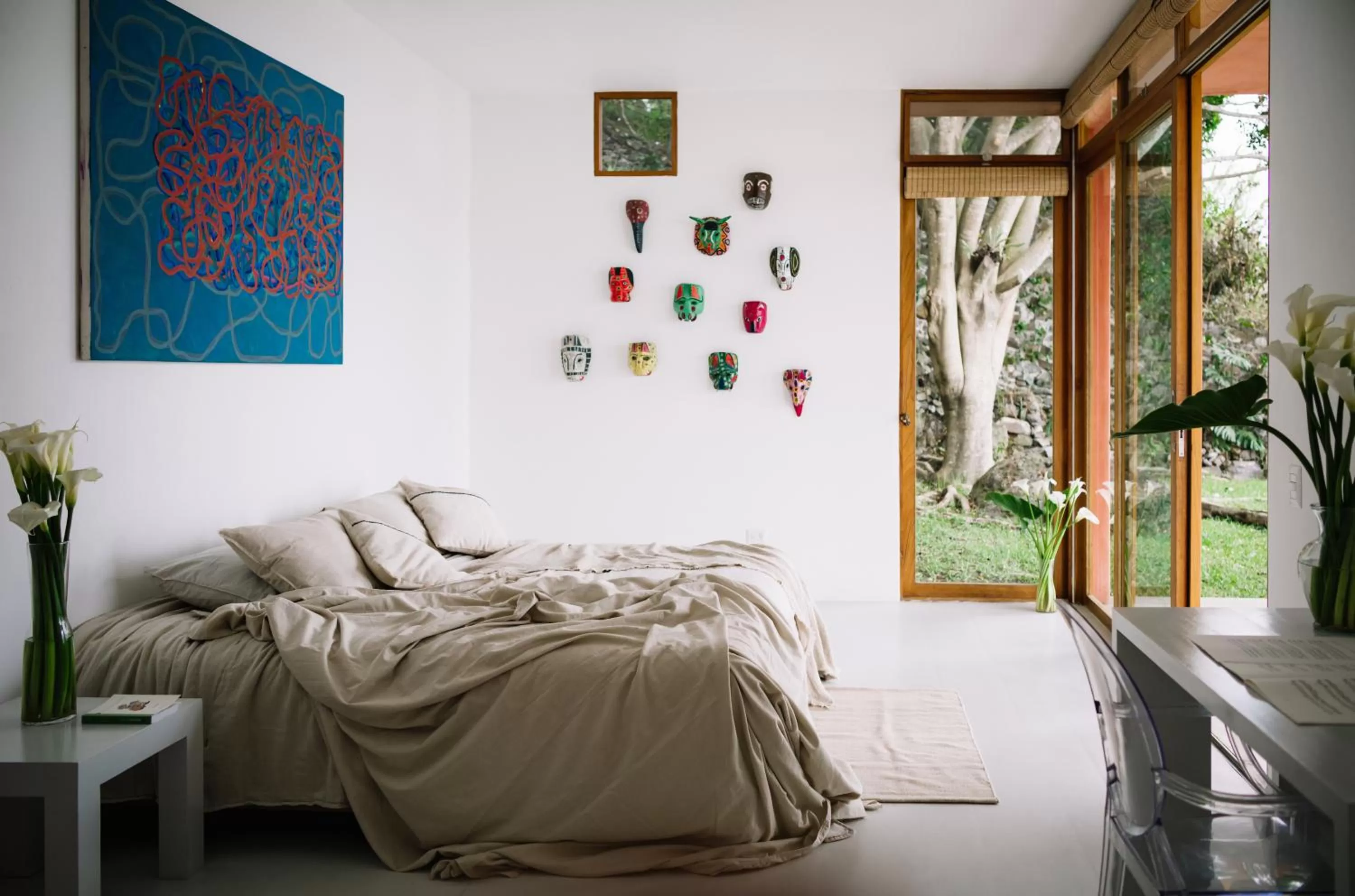 Bed in Anzan Atitlan