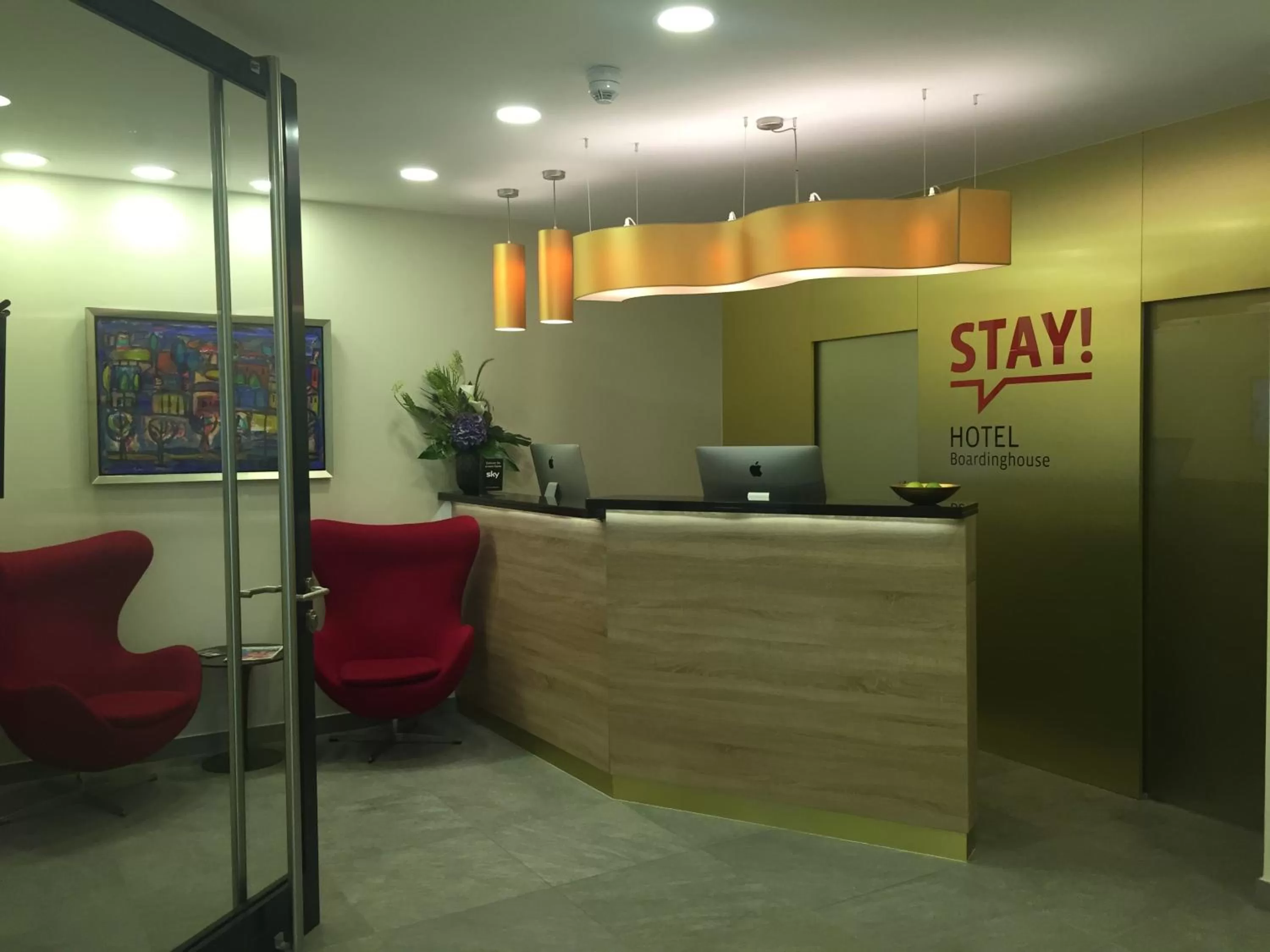 Lobby or reception in Stay! Hotel Boardinghouse