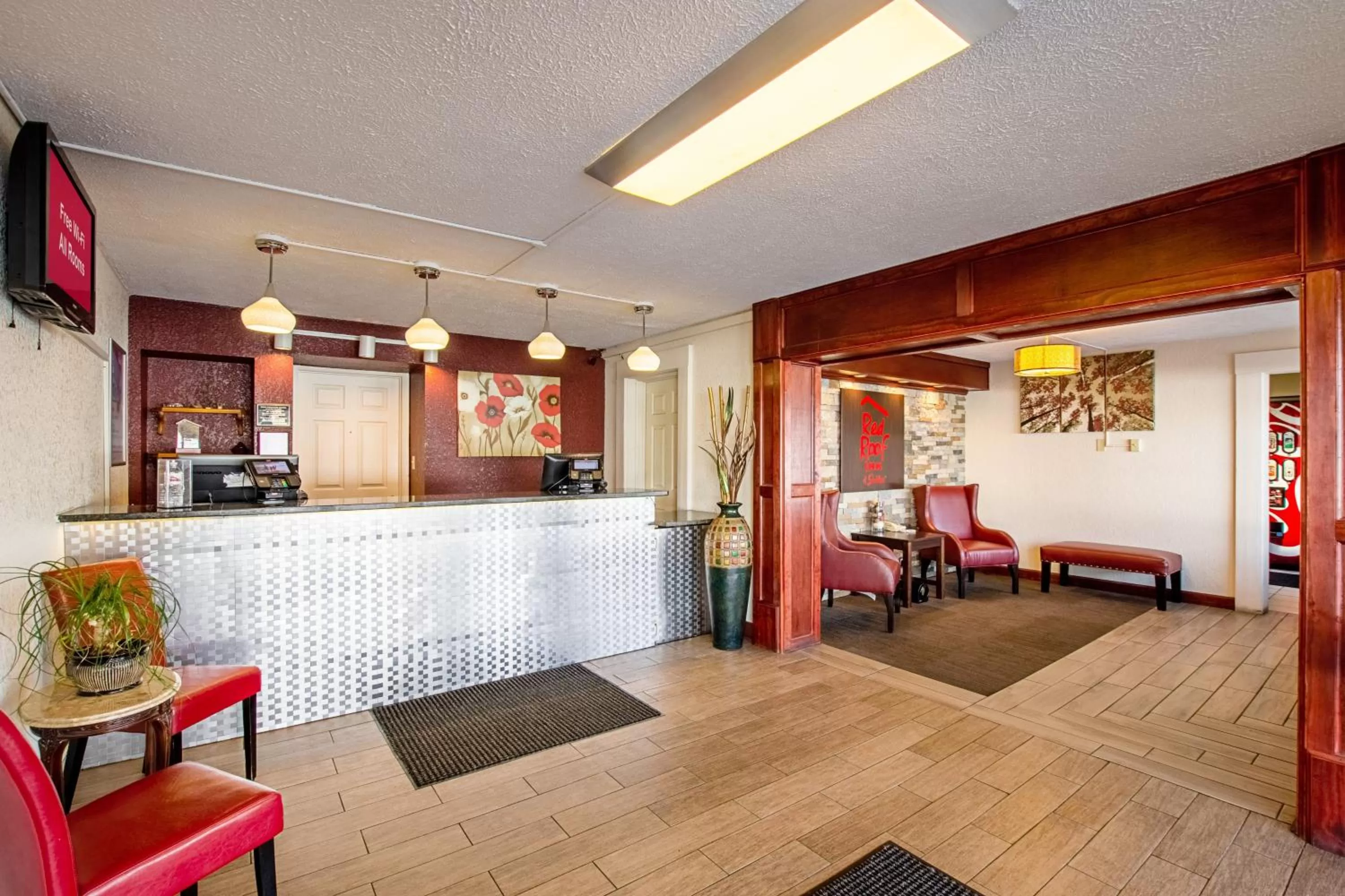 Lobby or reception in Red Roof Inn Battle Creek