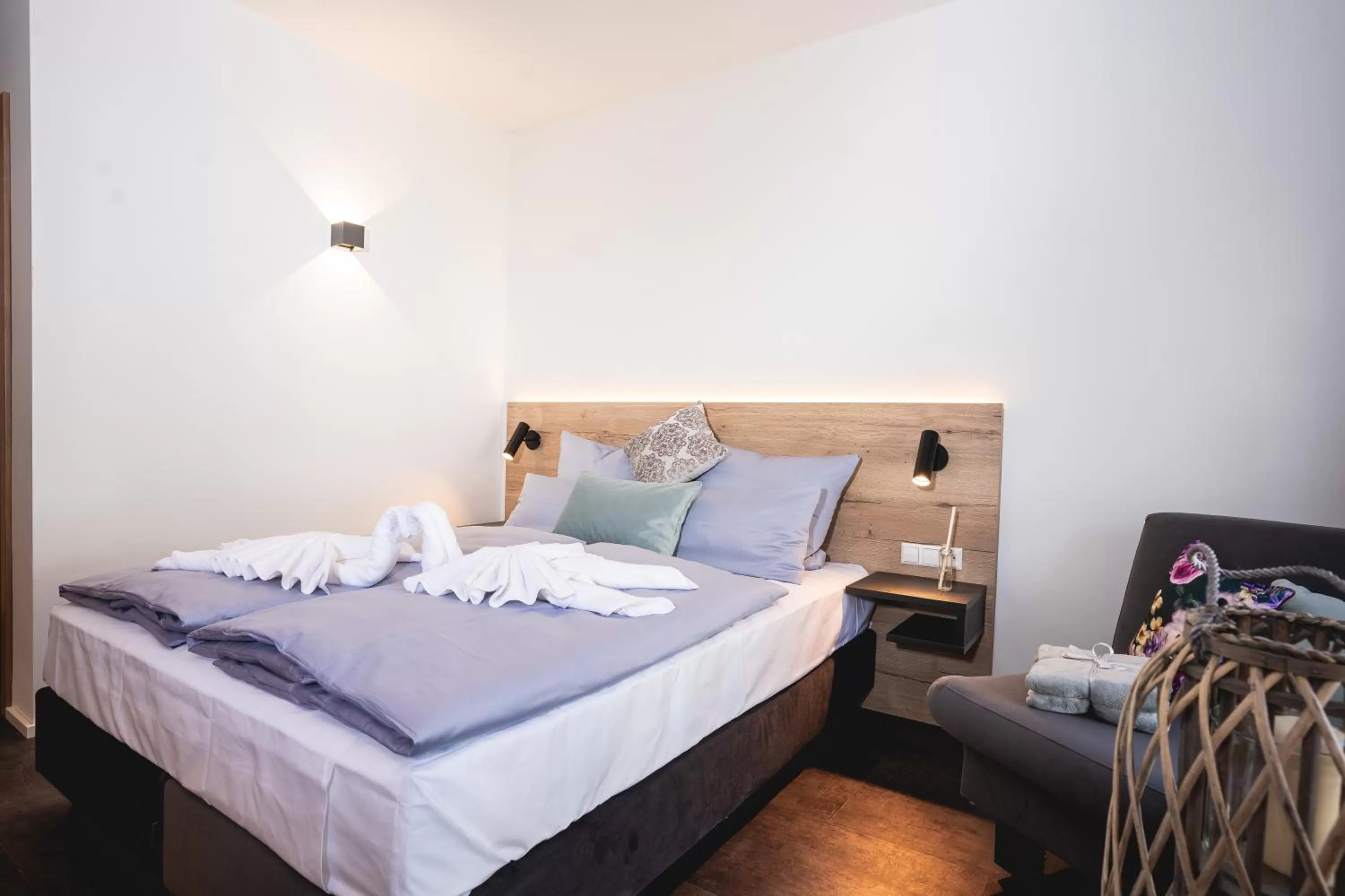 Bed in Drexel`s Parkhotel am Schloss