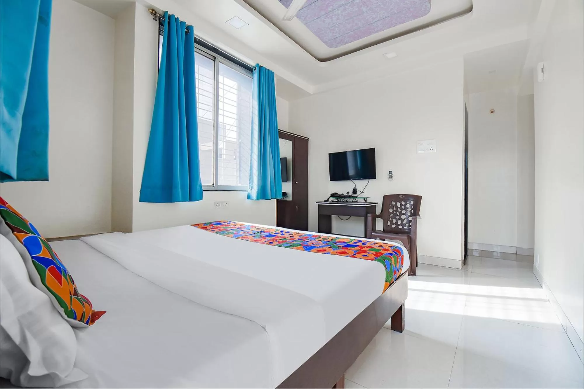 Bed in FabExpress Galaxy Apartments - Lohegaon chowk