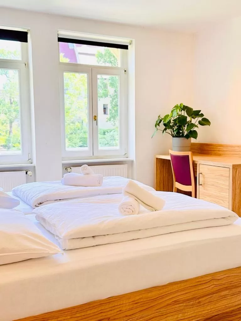 Bed in Saale, Marktplatz Zentrum, Apartmenthaus am Dom von Plant Room