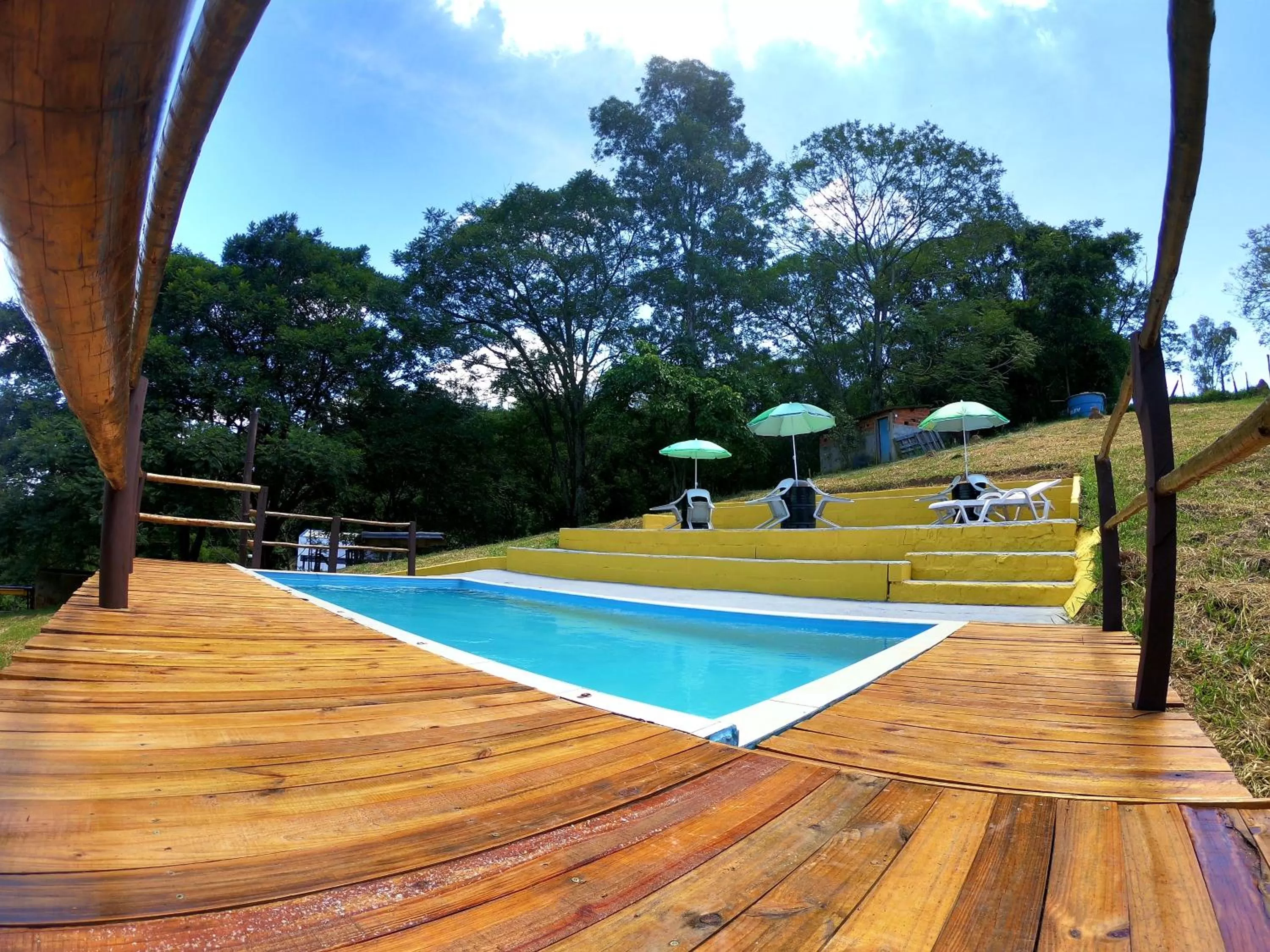 Swimming pool in Pousada Solar da Montanha