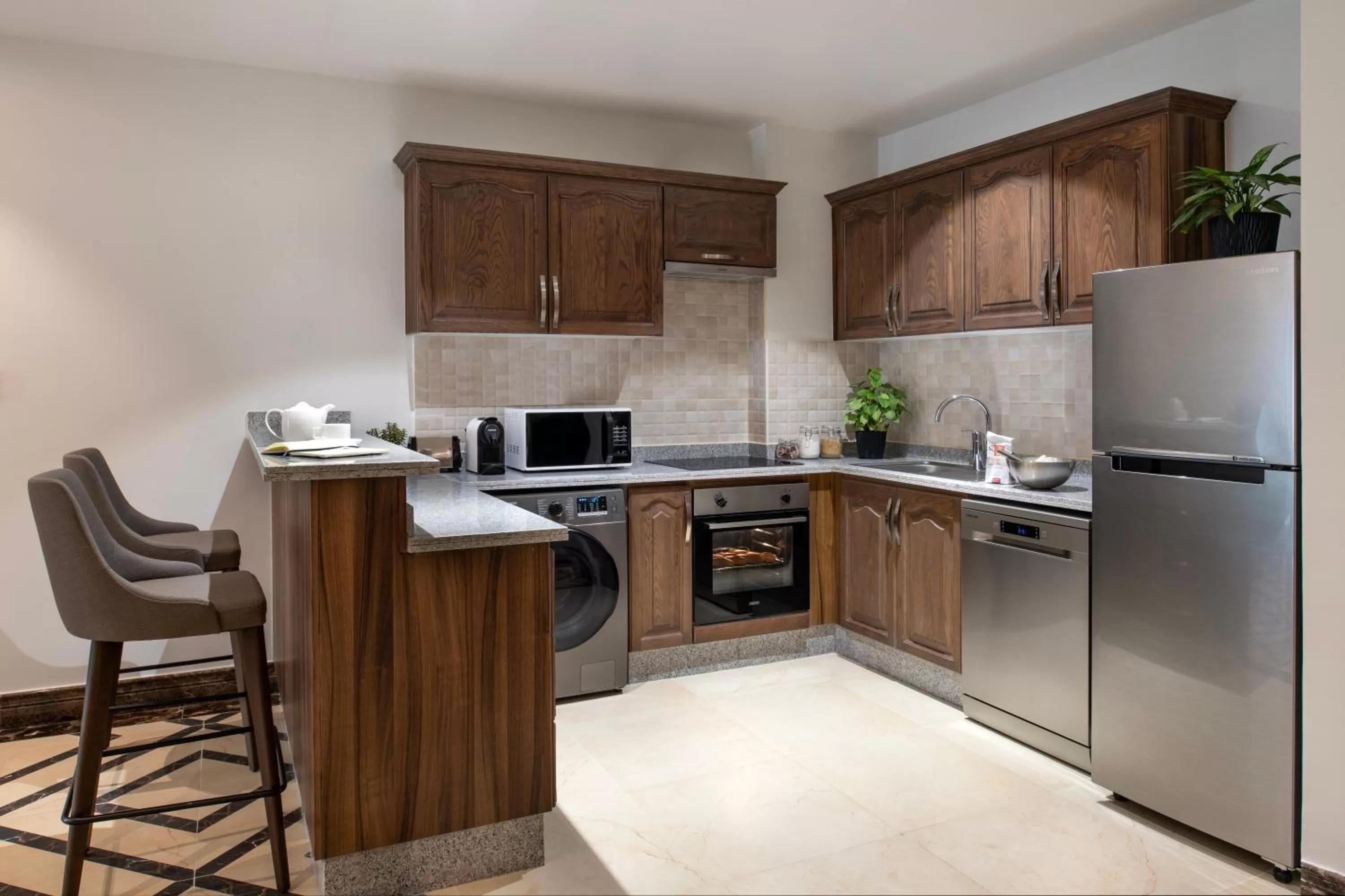 kitchen in Somerset Al Mansoura Doha