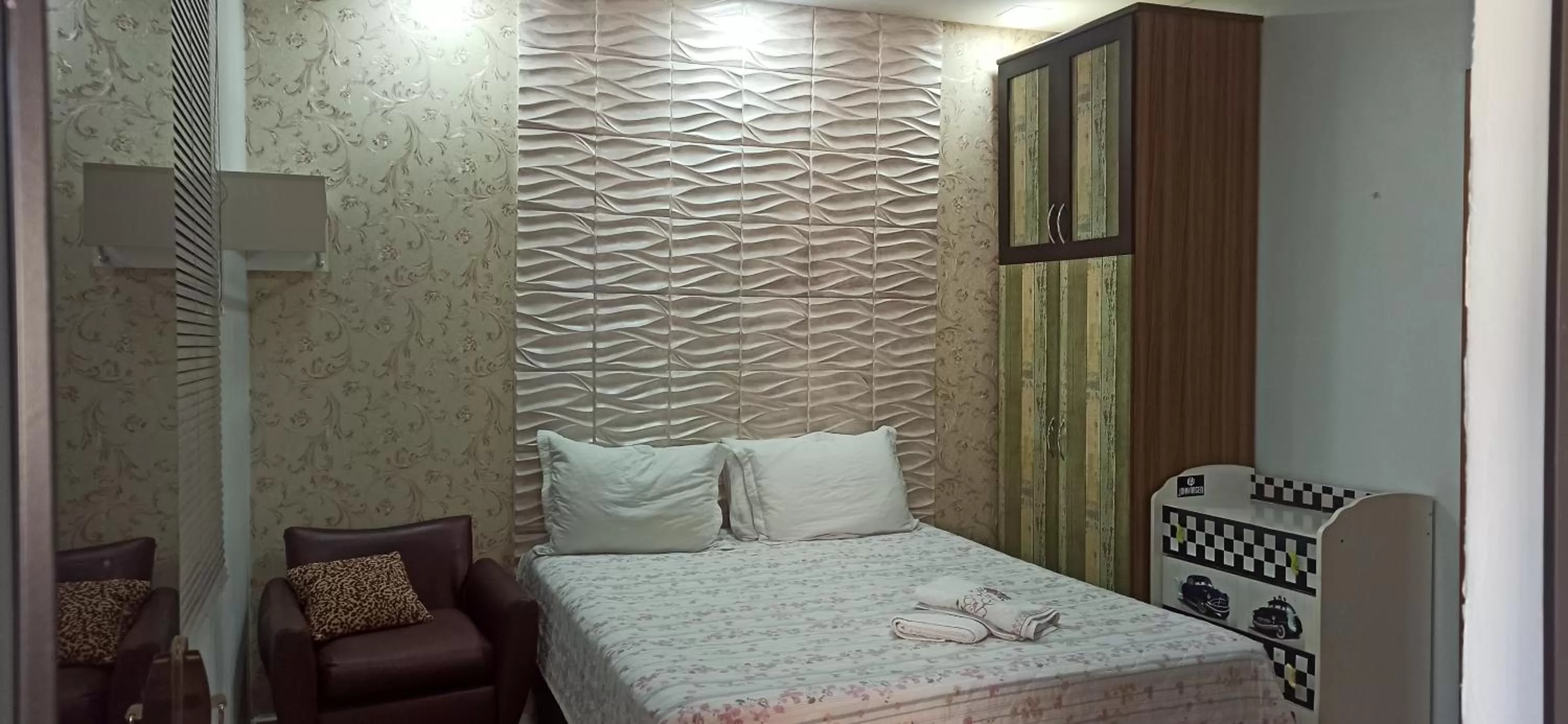 Bed in Pousada Bom Sono