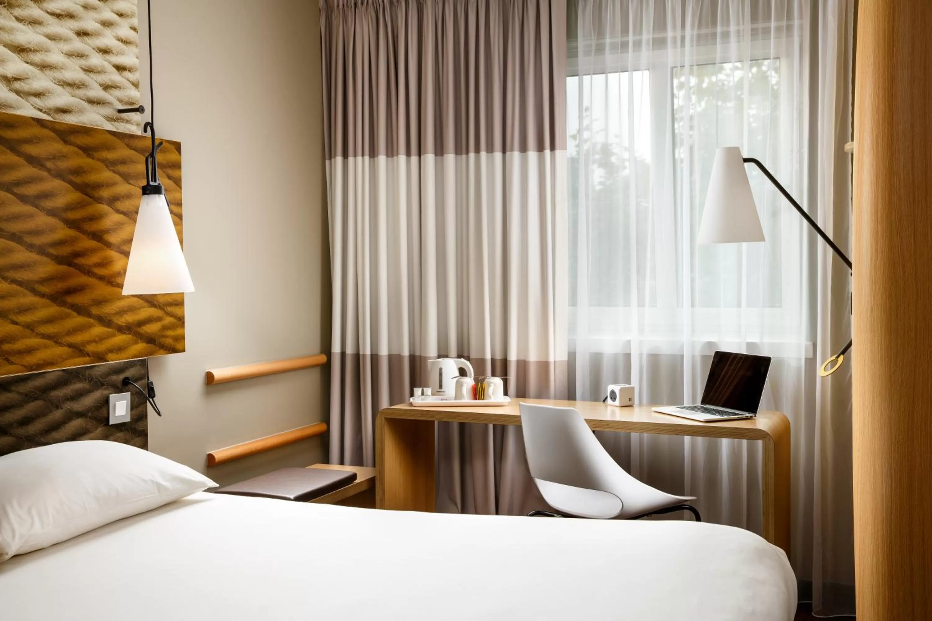 Bed in ibis London Stratford