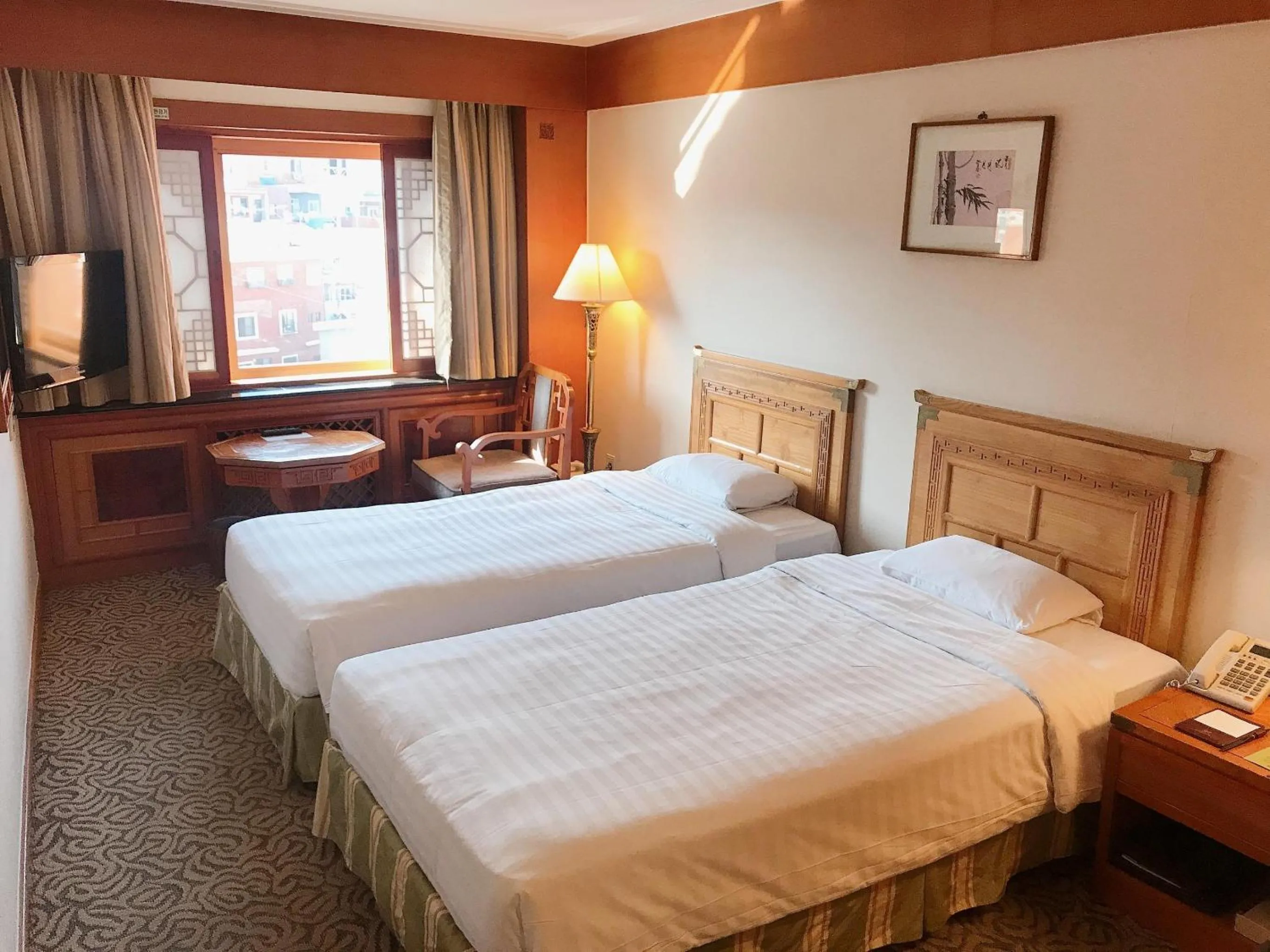 Bed in Commodore Hotel Busan