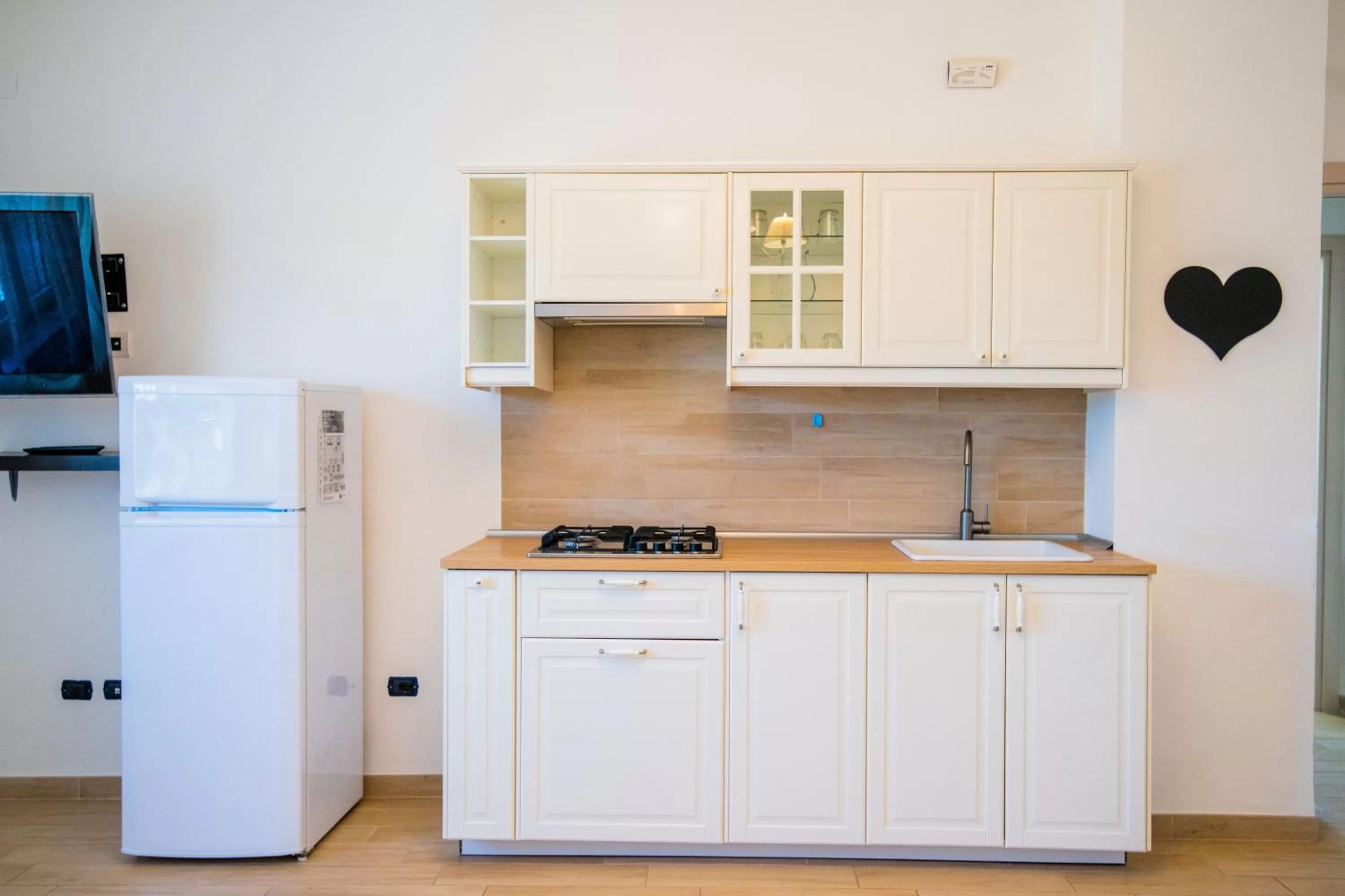 Kitchen or kitchenette in Residence O'Sole Mio Pompei