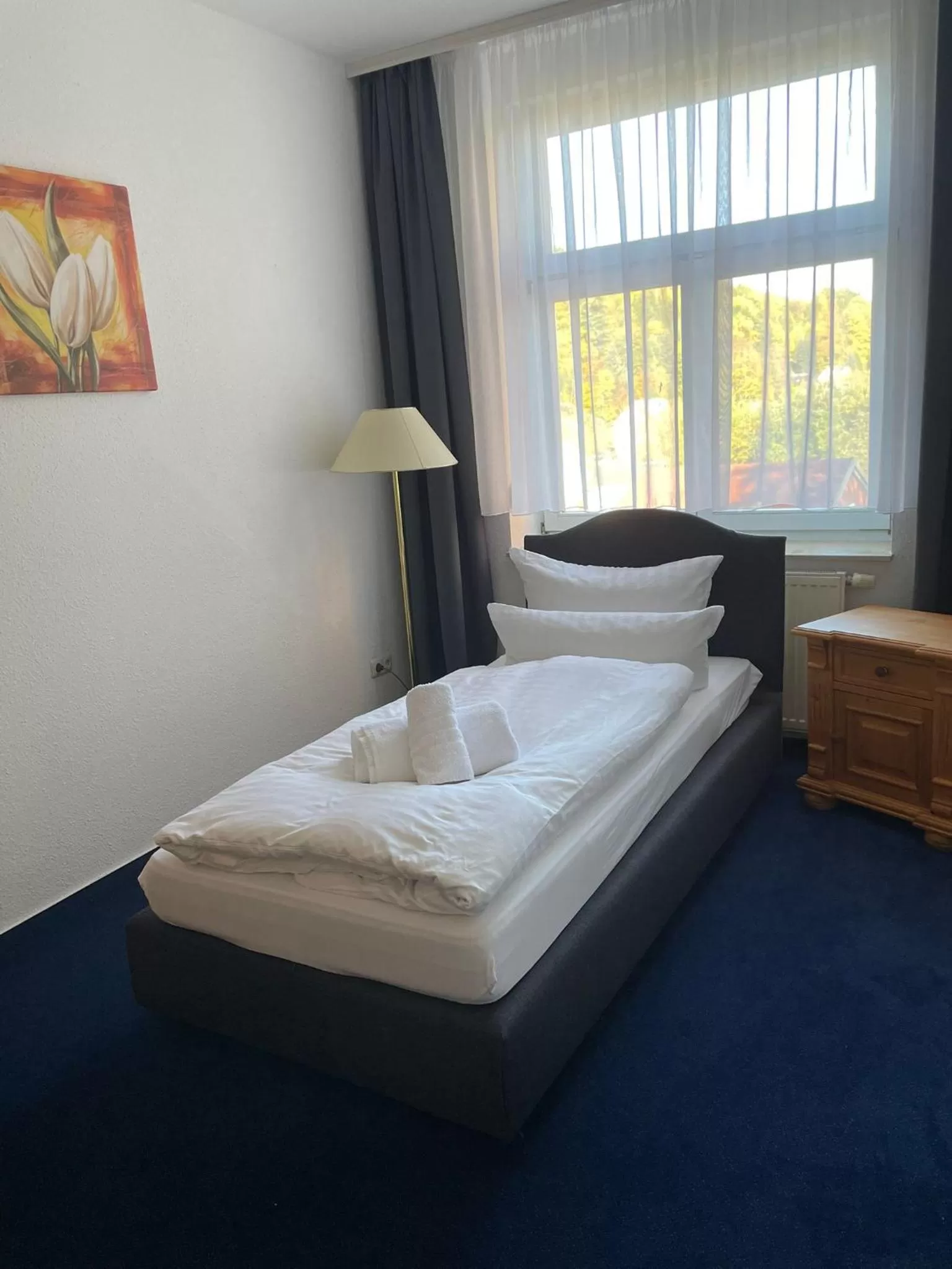 Bedroom, Bed in Parkhotel Waldschlösschen