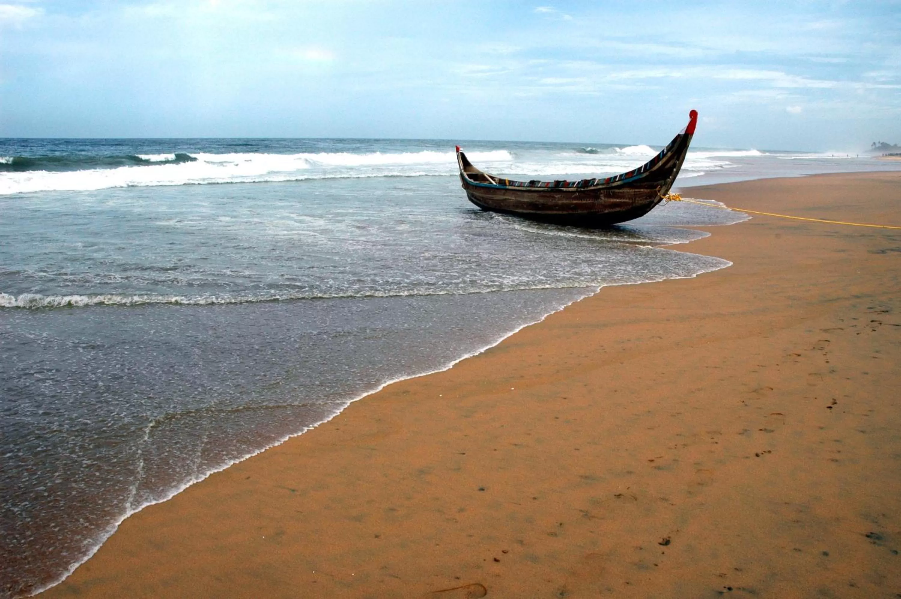Beach in Beach and Lake Ayurvedic Resort, Kovalam
