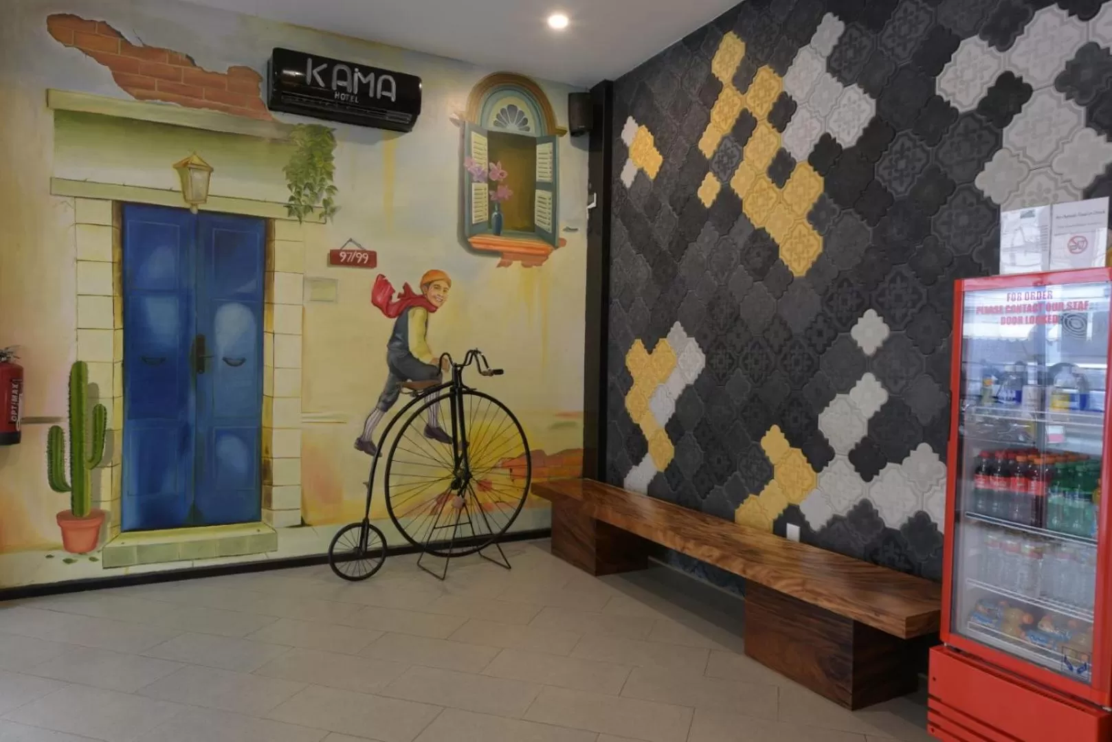 Facade/entrance in Kama Hotel