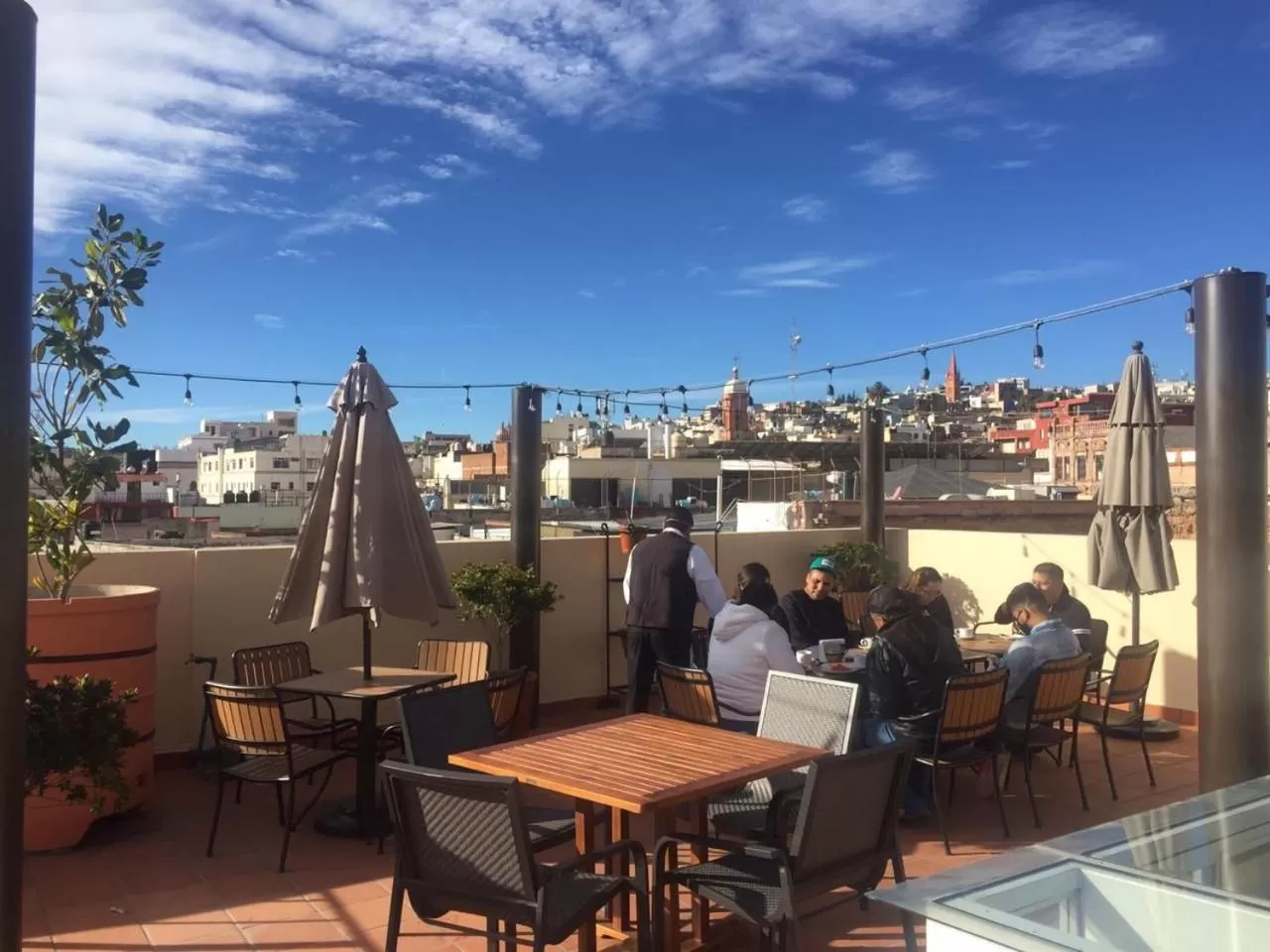 Balcony/Terrace in Hotel Casa Faroles Centro Histórico