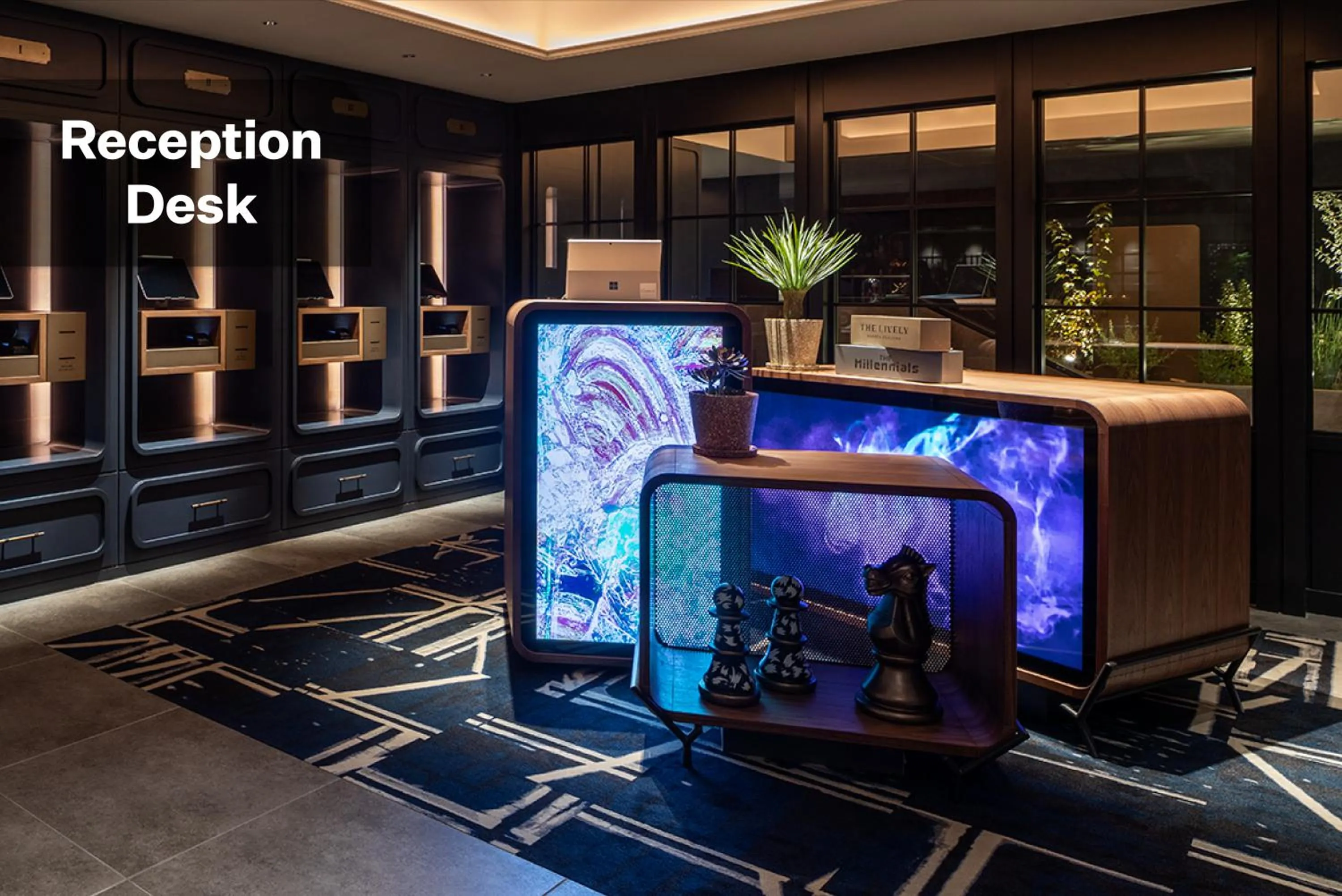 Lobby or reception in The Millennials Fukuoka