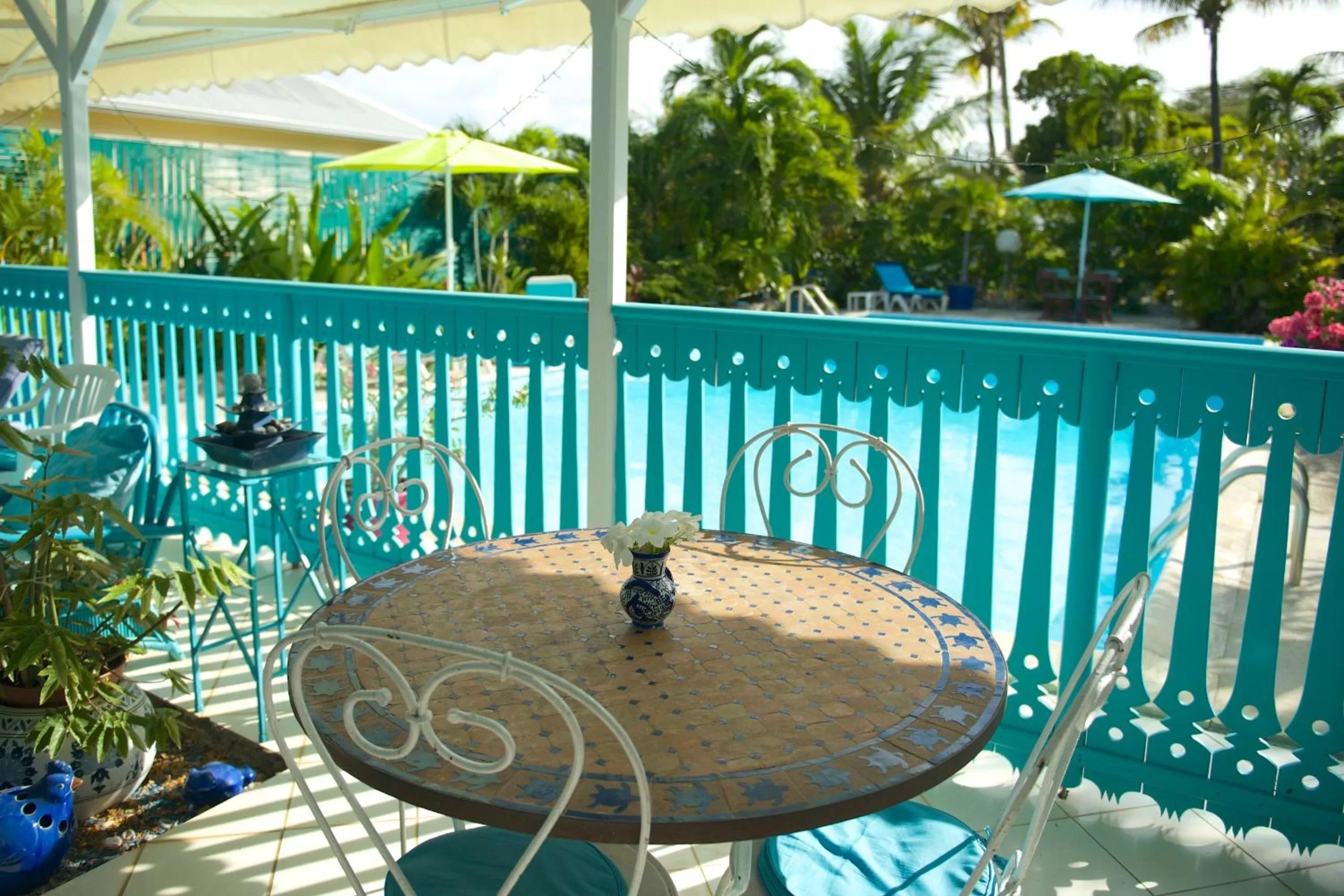 Balcony/Terrace in Hotel Cap Sud Caraibes