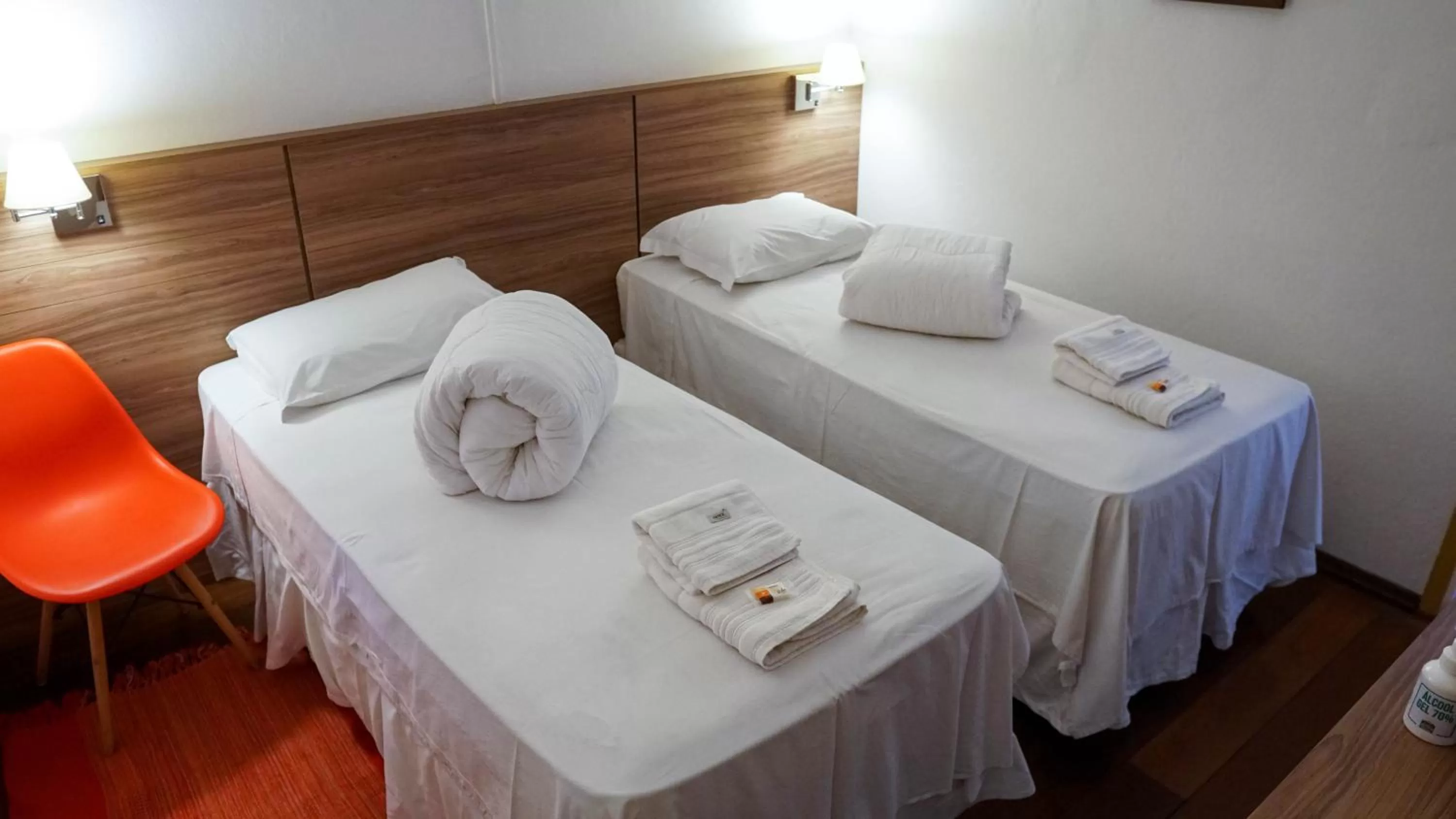 Bed in Pousada o Amanhecer