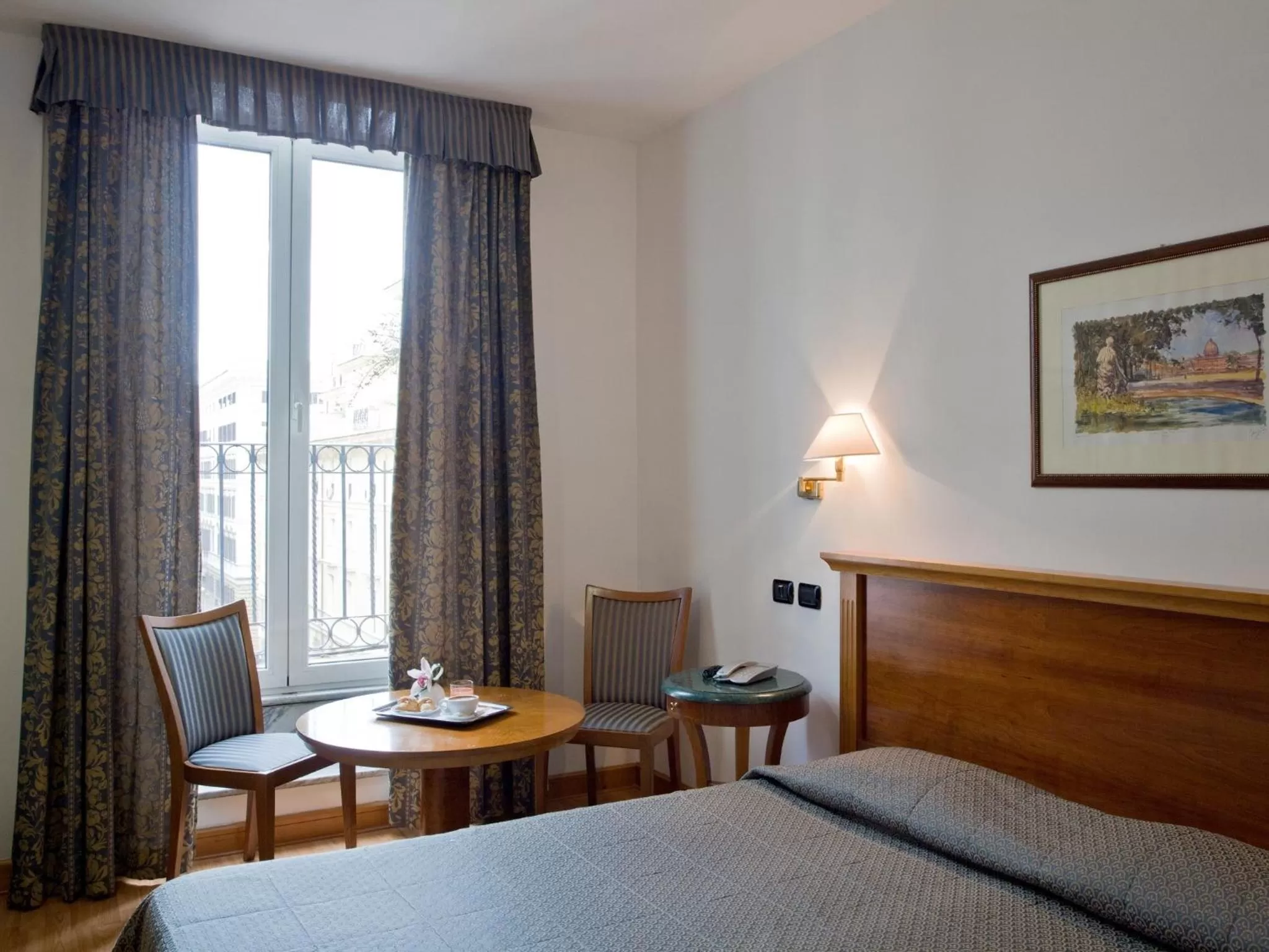 Bed in Hotel Diplomatic