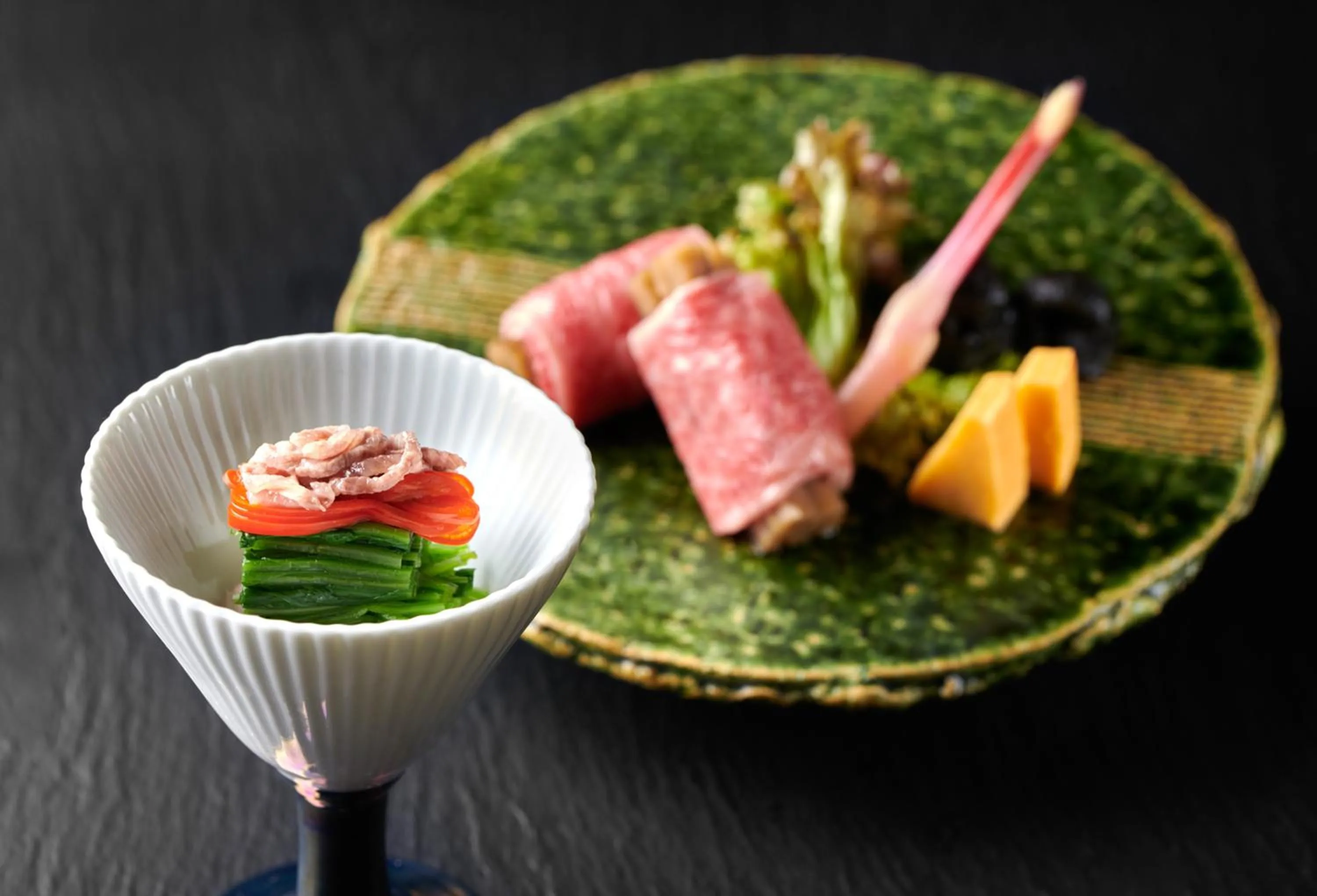 Dinner in Honjin Hiranoya Kachoan