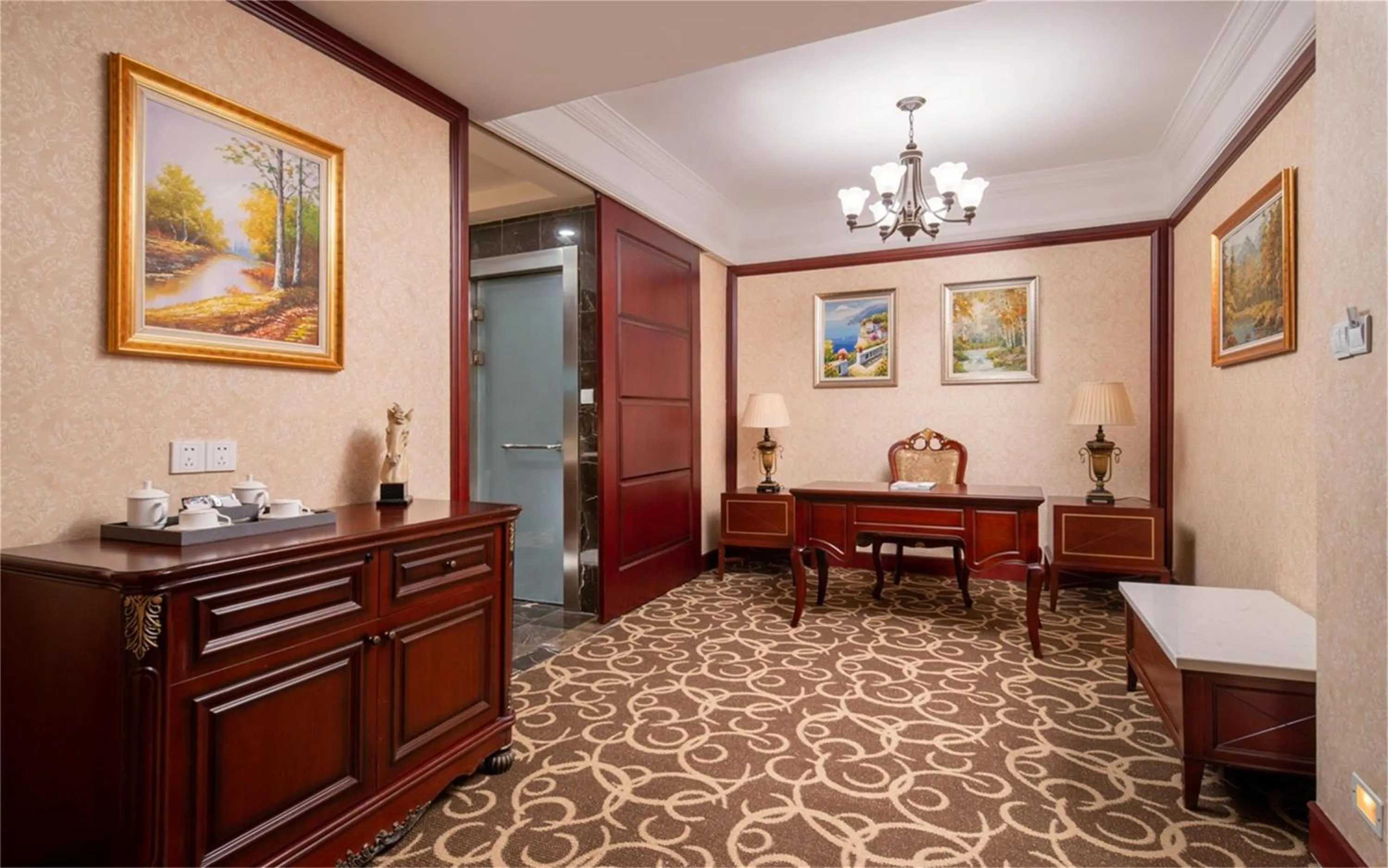 Seating area in Wyndham Shanghai Hongqiao