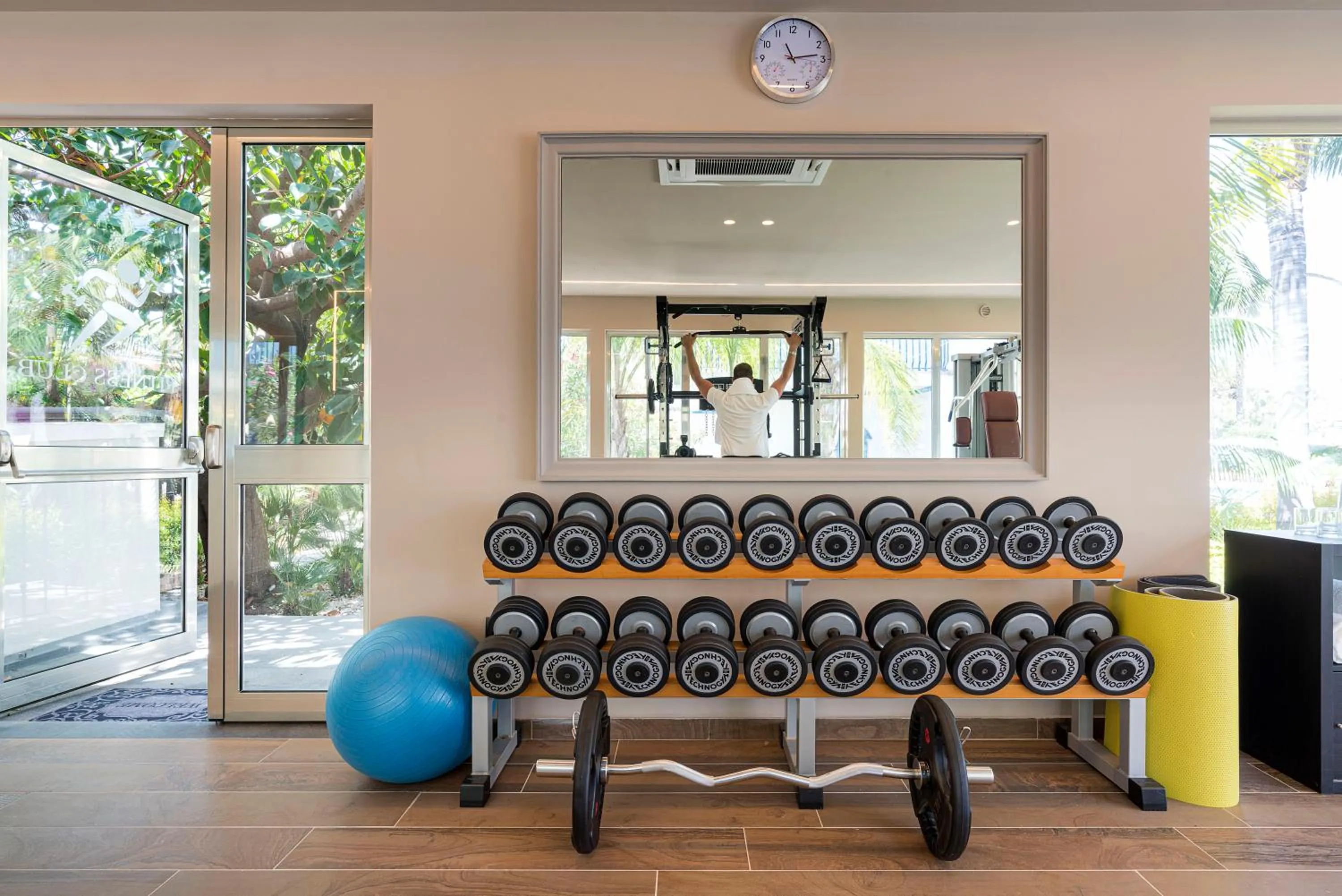 Fitness centre/facilities in Sant Alphio Garden Hotel & SPA
