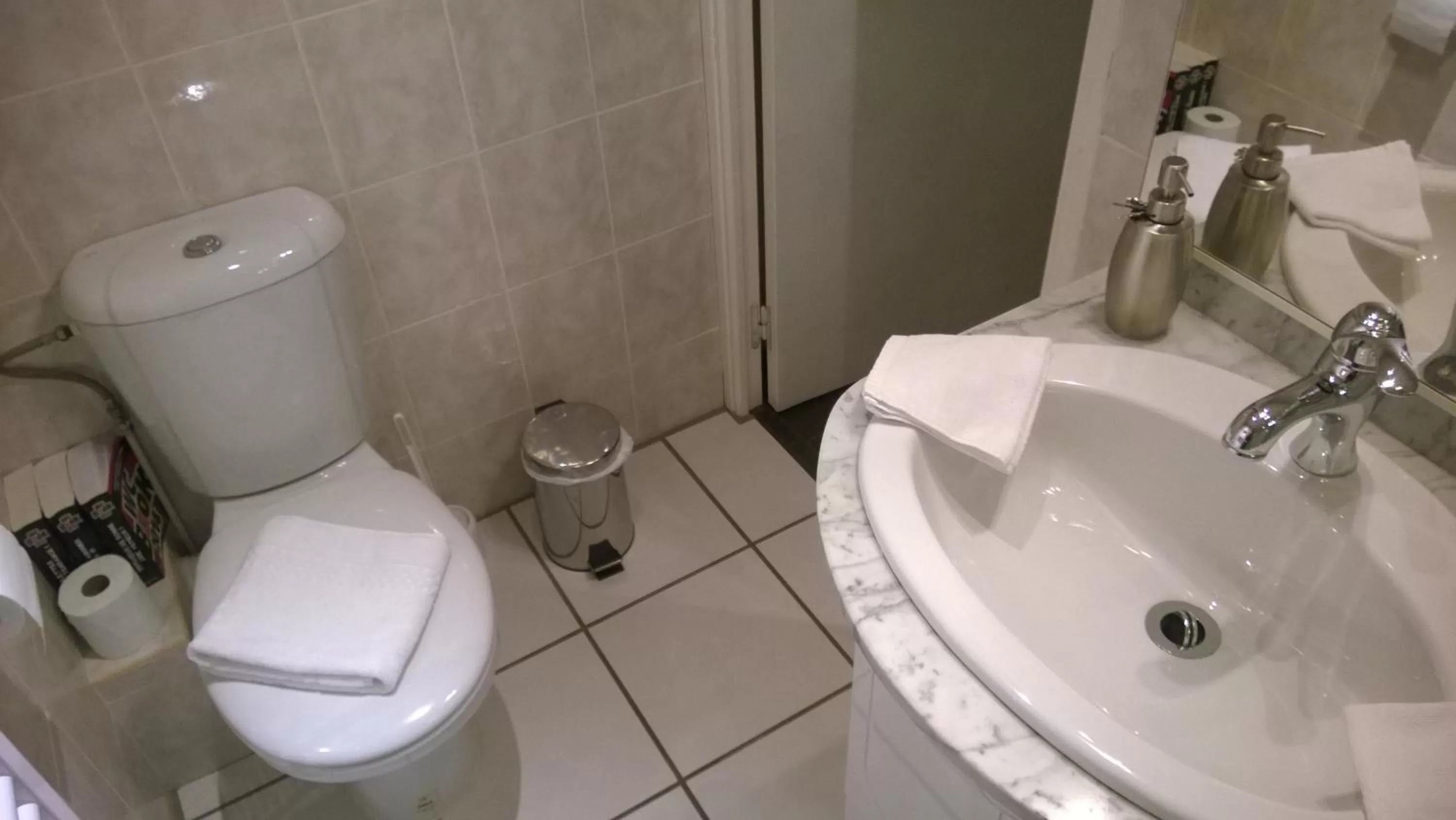 Shower in Chambres D'Hotes "Les Chiens Verts", jardin, terrasse, parking privé